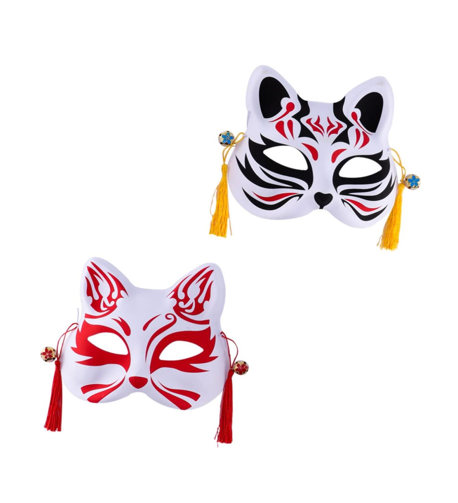 HomsfoU Fox Face Mask Costume - 4-Piece Fuchs-Noodle Party Accessories for Kids & Carnival Cospaly - Buy Online on GoSupps.com