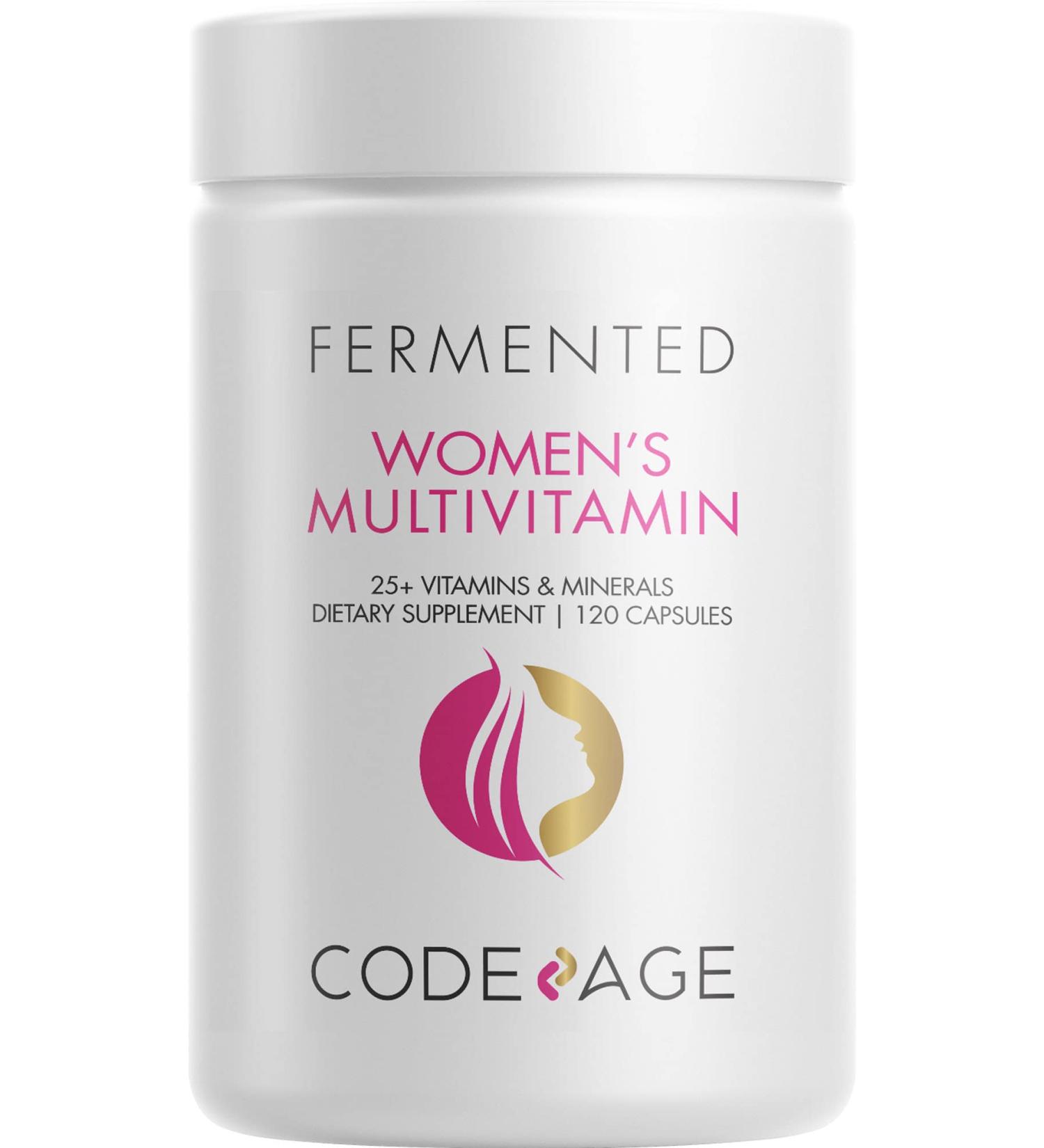 CodeAge Fermented Women's Multivitamin | 120 Capsules for Optimal Health - Buy Online on GoSupps.com
