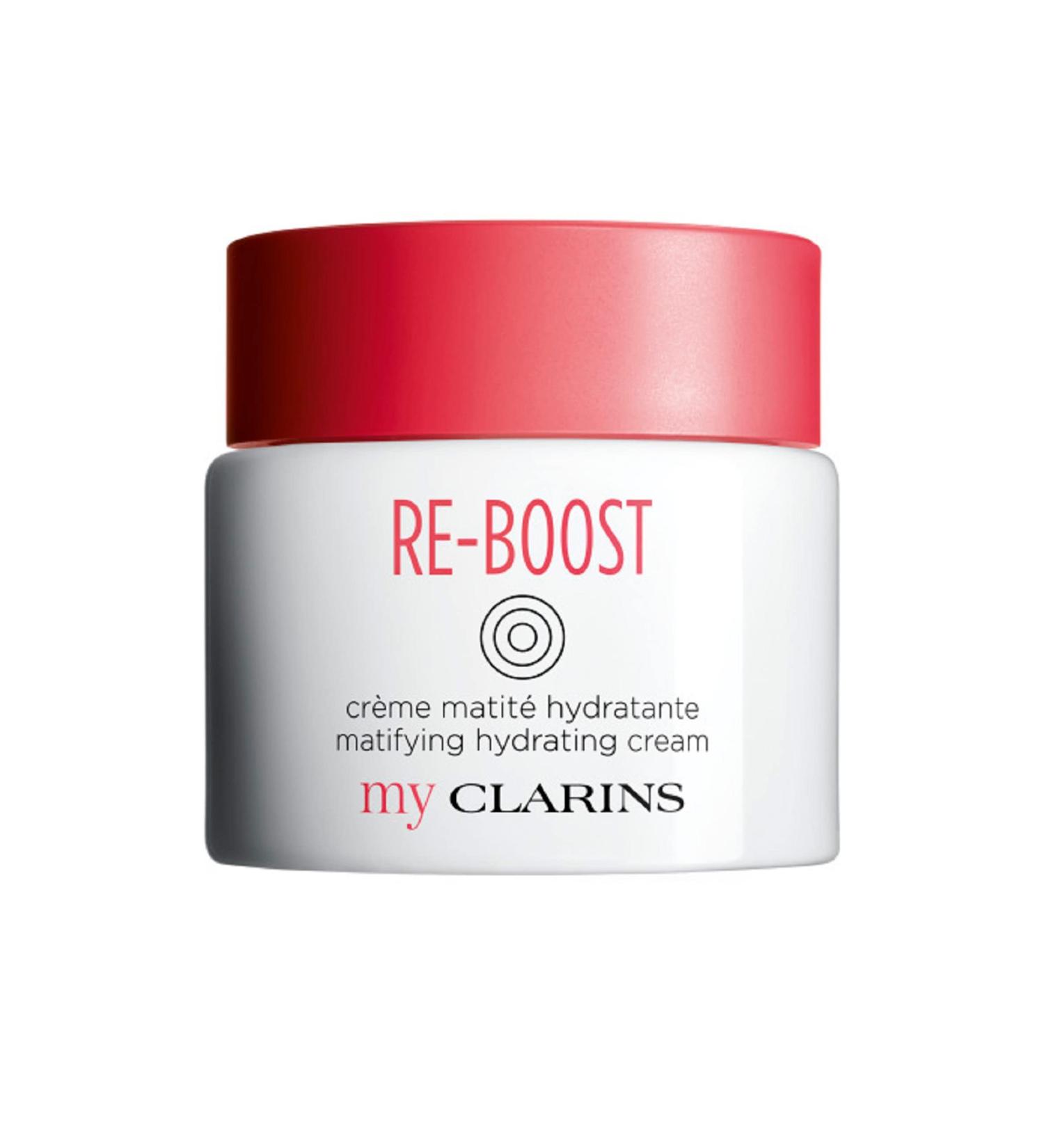 Clarins Re-Boost Matifying Hydrating Cream | Matte Gel Moisturizer for Combination to Oily Skin | Fights Blemishes | Vegan & Paraben-Free | 1.7 oz - Buy Online on GoSupps.com
