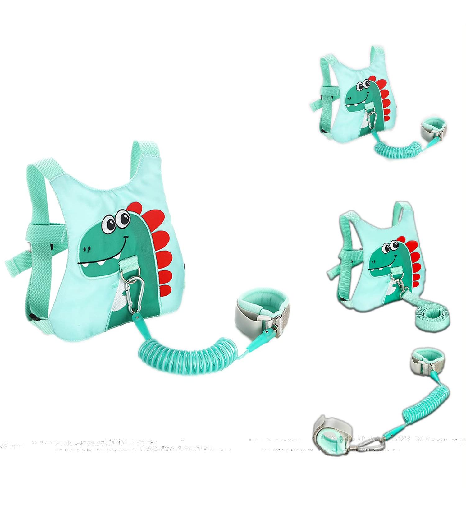 Toddler Leash for Child- Kids Safety Walking Harness and Baby Anti Lost Wrist Link for Girls/Boys Travel (Dinosaur) - Buy Online on GoSupps.com