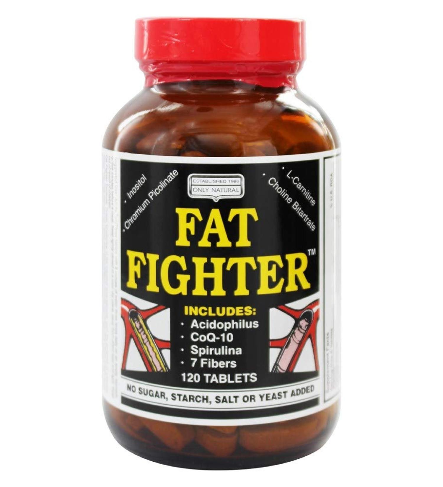 Fat Fighter by Only Natural - 120 tablet - Buy Online on GoSupps.com
