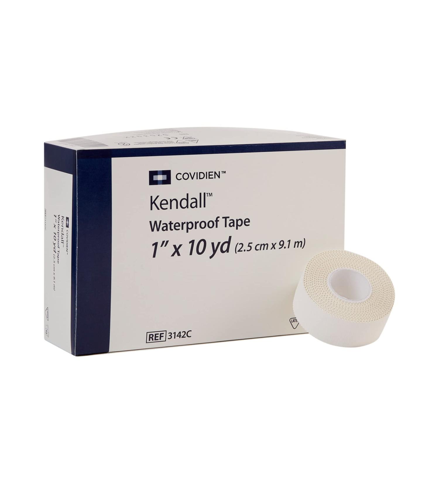Kendall Waterproof Cloth Medical Tape, 1 x 10yd, White - 12/Box - McK - Buy Online on GoSupps.com