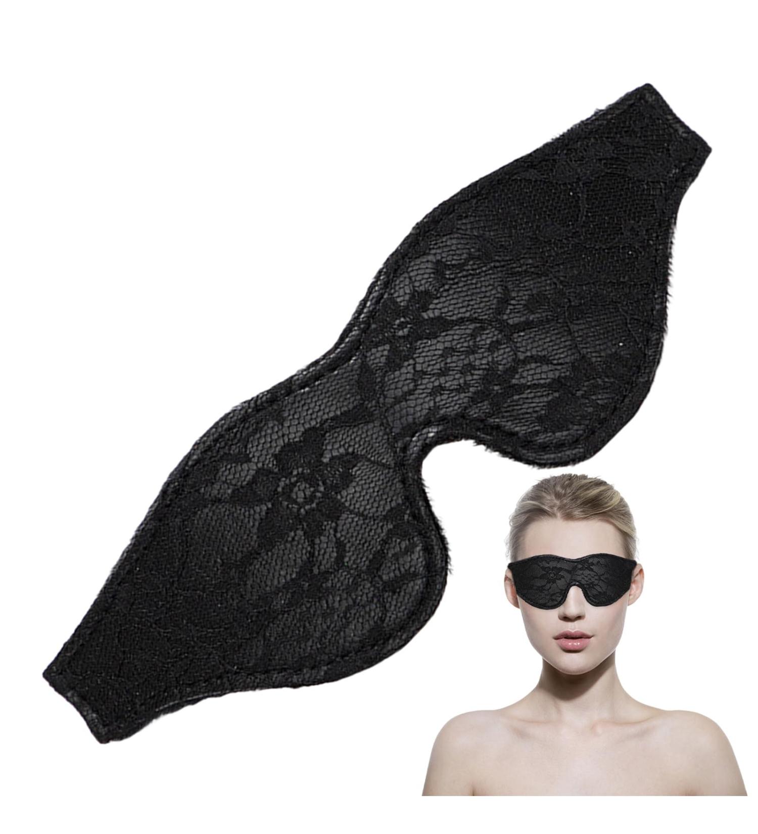 Women's Sexy Lace Masquerade Eye Mask for Ball Party Costume (Black) - Buy Online on GoSupps.com