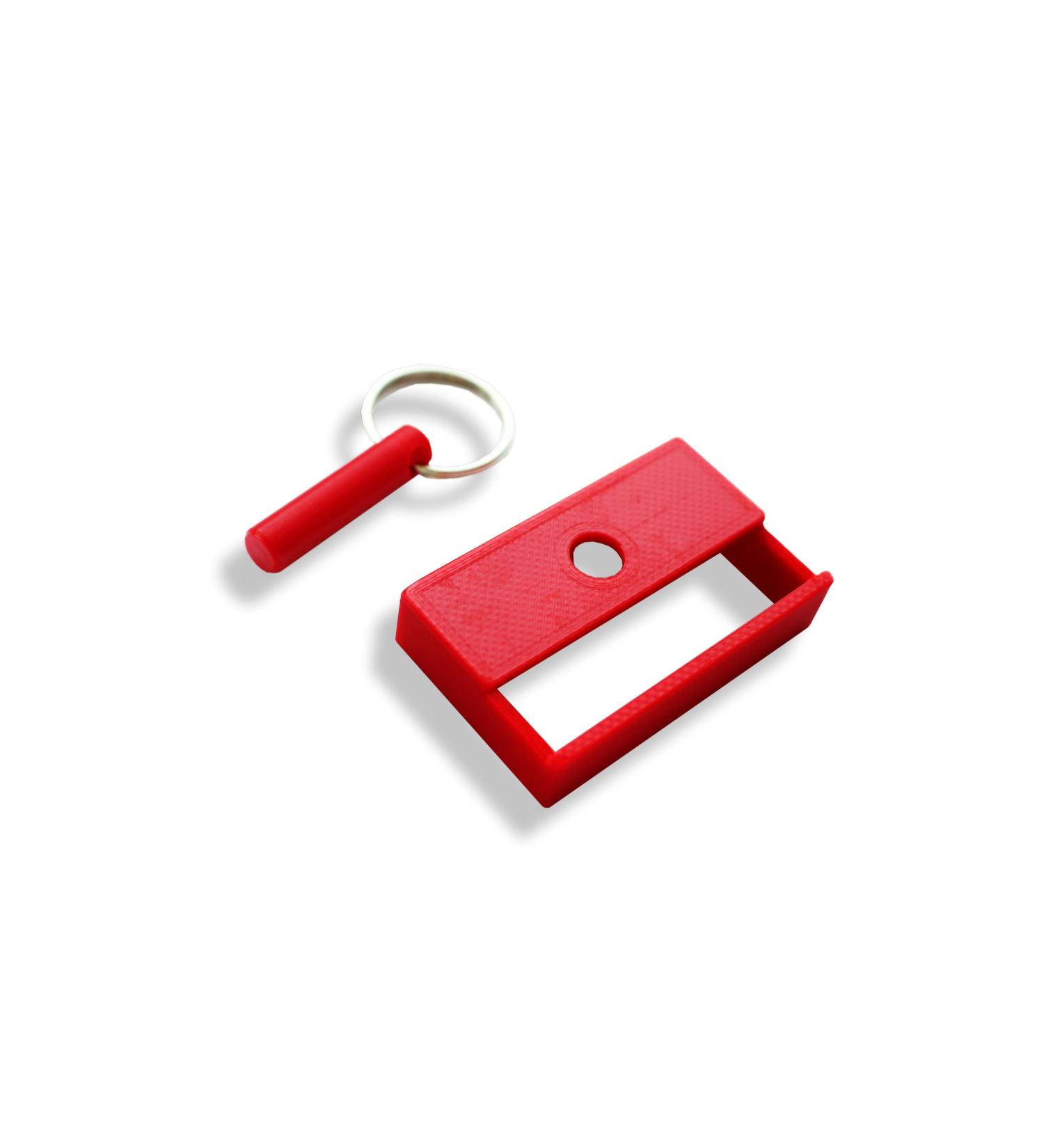 Childproof Car Seatbelt Lock Buckle Guard - Red - Buy Online on GoSupps.com