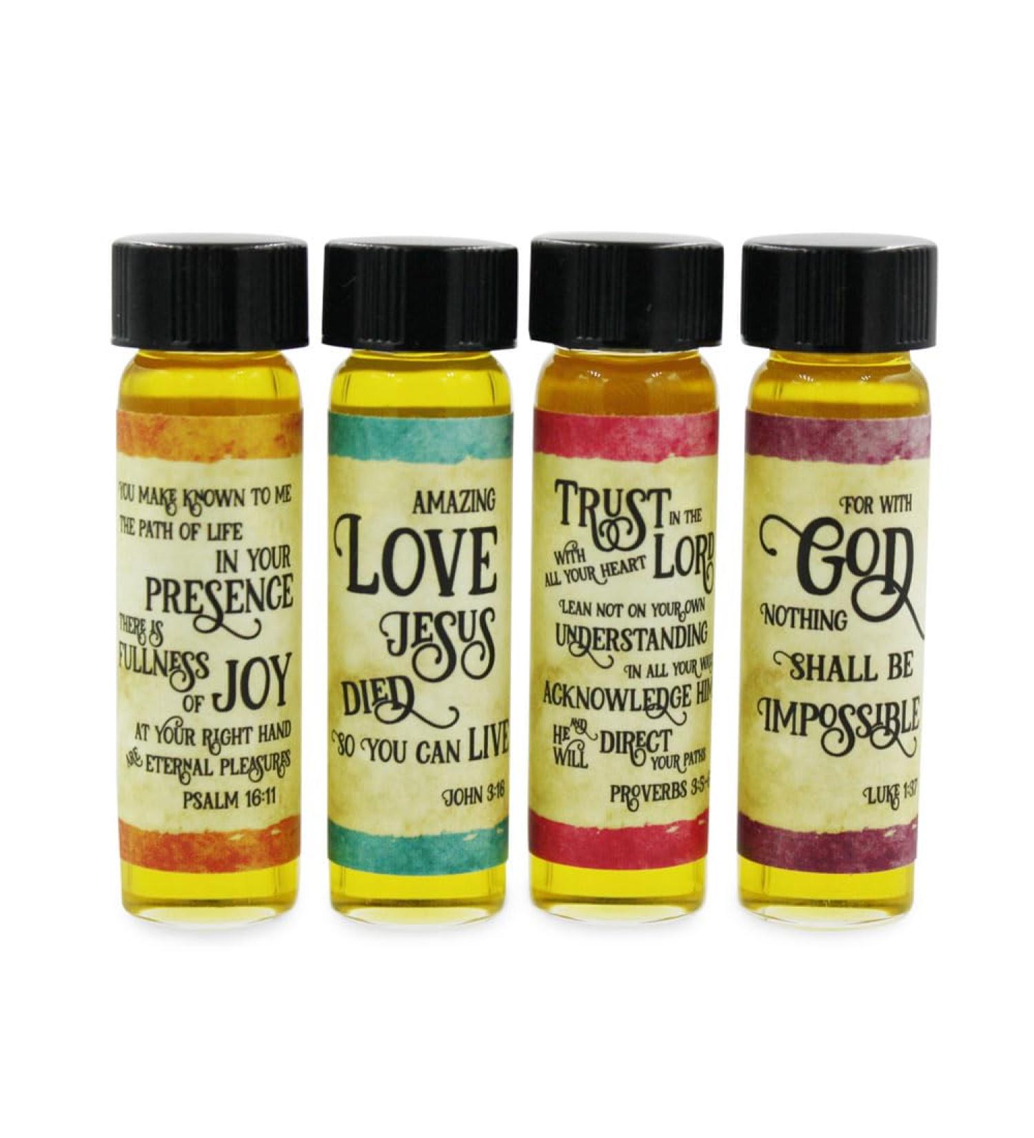 His Word Anointing Oil Gift Set - Frankincense & Myrrh - Scripture Group 2