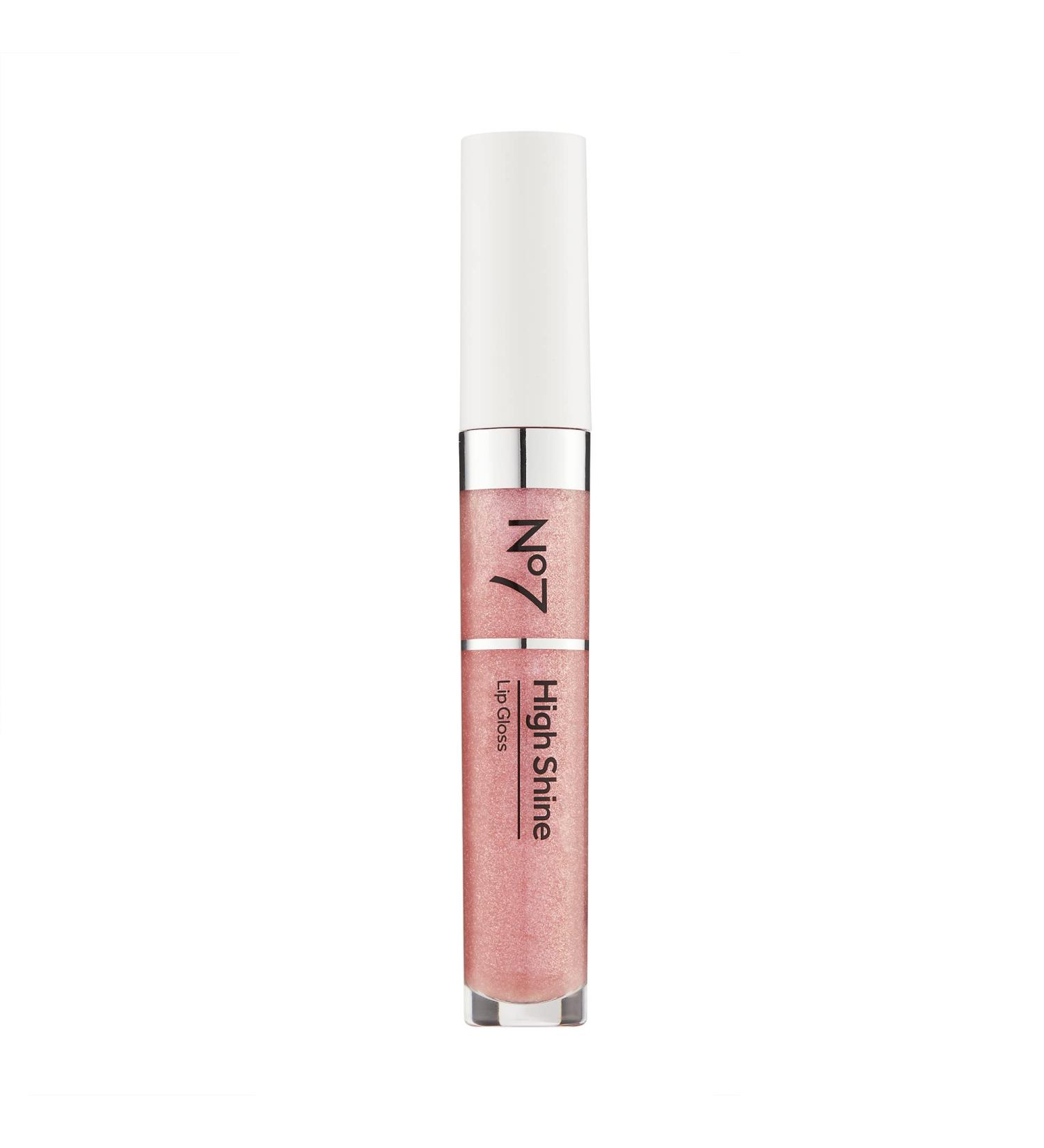 No7 Pink Slip High Shine Lip Gloss with Jojoba Oil - Hydrating & Longwear (8ml) - Buy Online on GoSupps.com