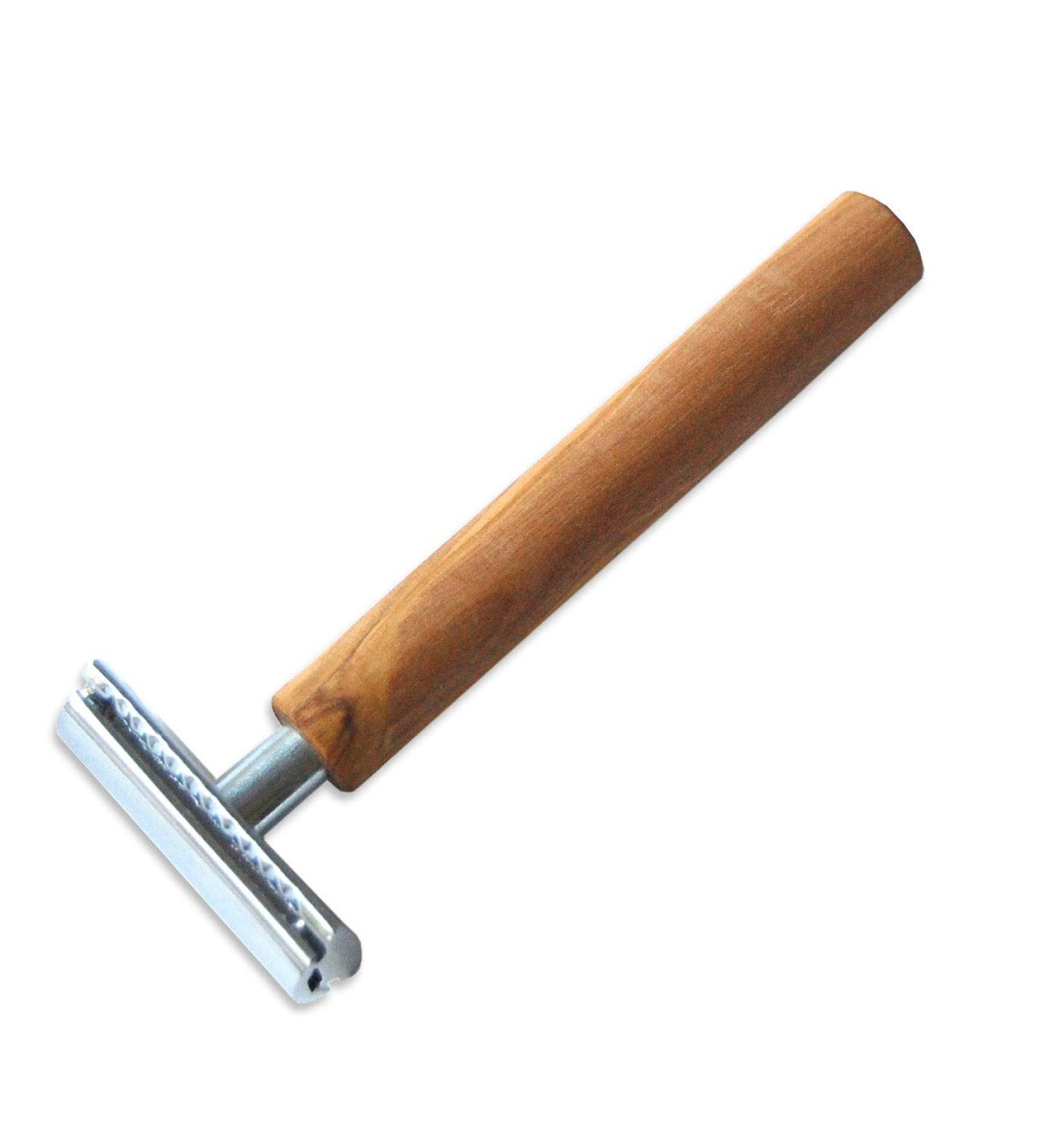 Buy DOM Classic Safety Razor with Olive Wood Handle - Premium International Shipping - Buy Online on GoSupps.com