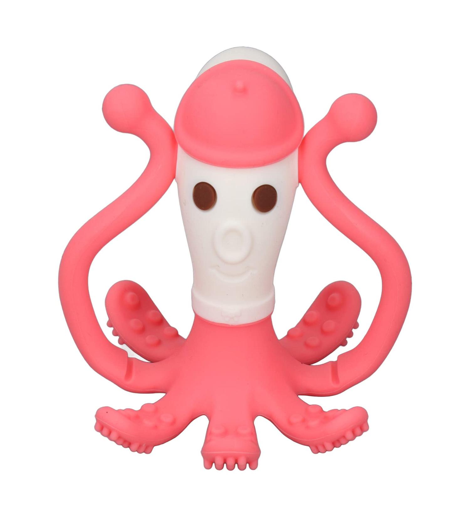 Premium Baby Tooth Toy Bei ring - Silicone Kraken Teething Ring | Food-Grade Bite-Proof & Heat-Resistant for Teething Relief - Buy Online on GoSupps.com