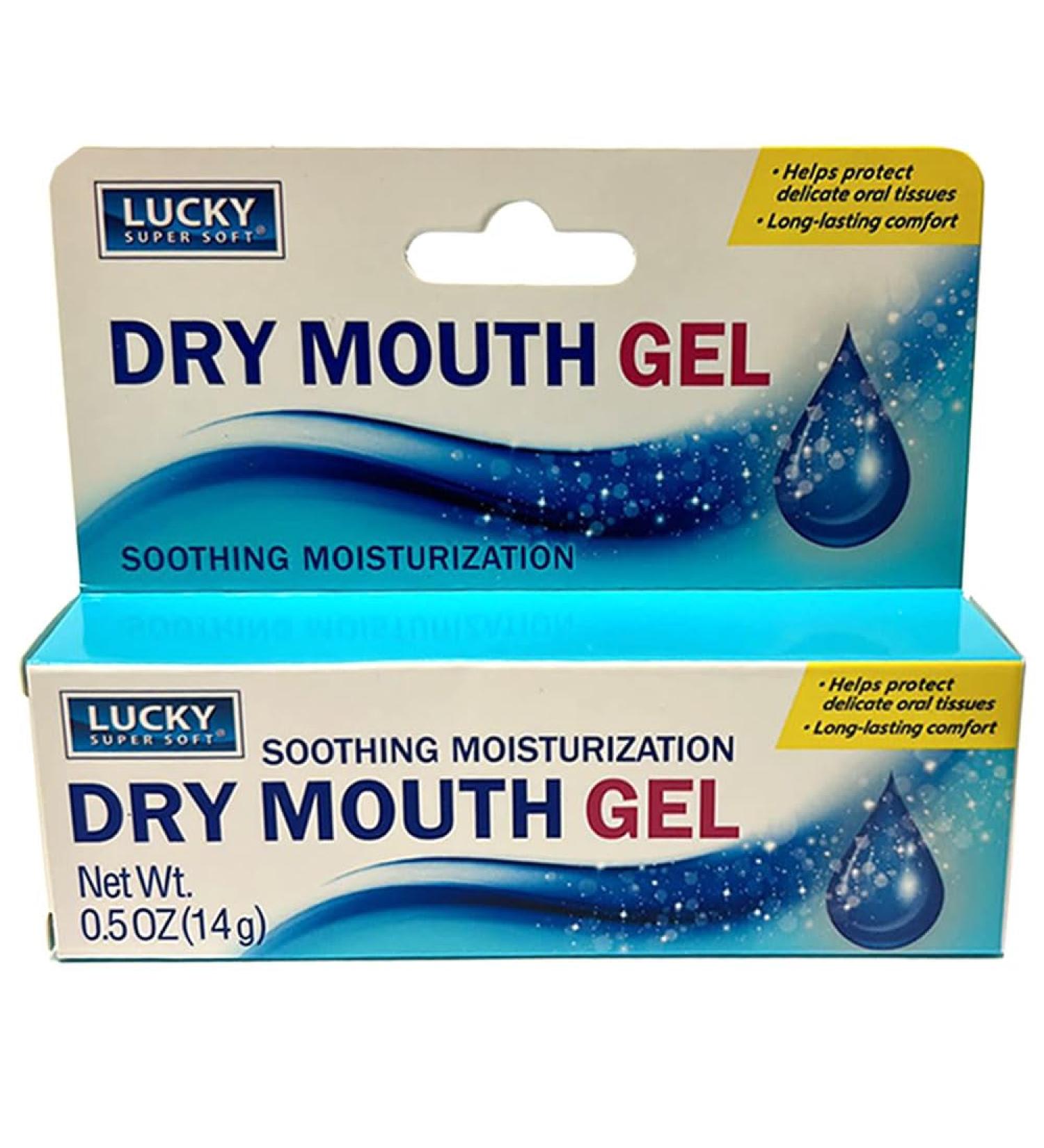 1 Dry Mouth Gel Oral Moisturizing Soothing Sugar Free Long Lasting Relief 0.5oz Fast Acting Alcohol Free Mouth Moisturization with Xylitol Immediate Comfort - Buy Online on GoSupps.com