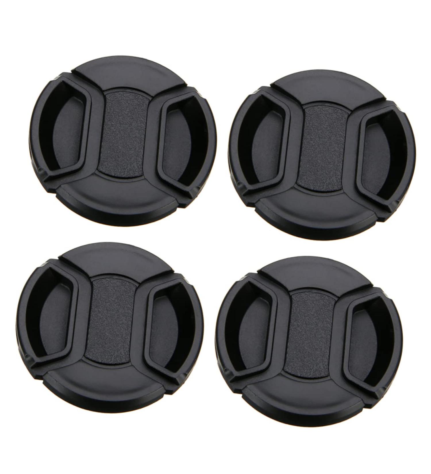 Milisten 4 Pcs Camera Lens Cover Centre Pinch Lens Cover Lens Cap Camera Lenses Camera Lens Lid Shots Lens Protector Lens Hood Cap Camera Body Cap Camra Back Cover Plastic SLR Camera Black 5.5X5.5CM - Buy Online on GoSupps.com