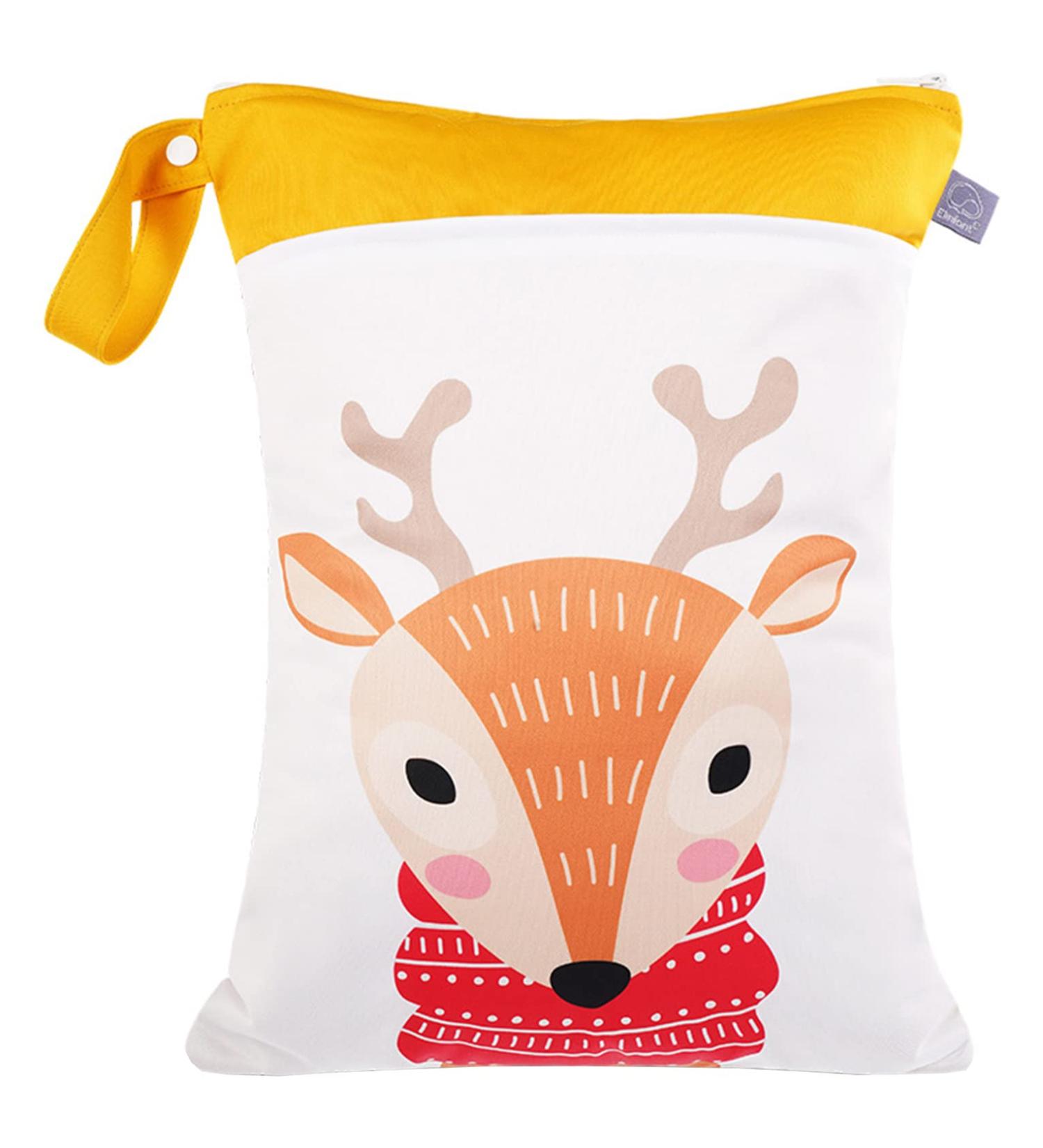 Seaur Waterproof Diaper Bag & Wet Bag for Baby | Zippered Beach Pool & Fitness Bag - 30x40cm - Buy Online on GoSupps.com