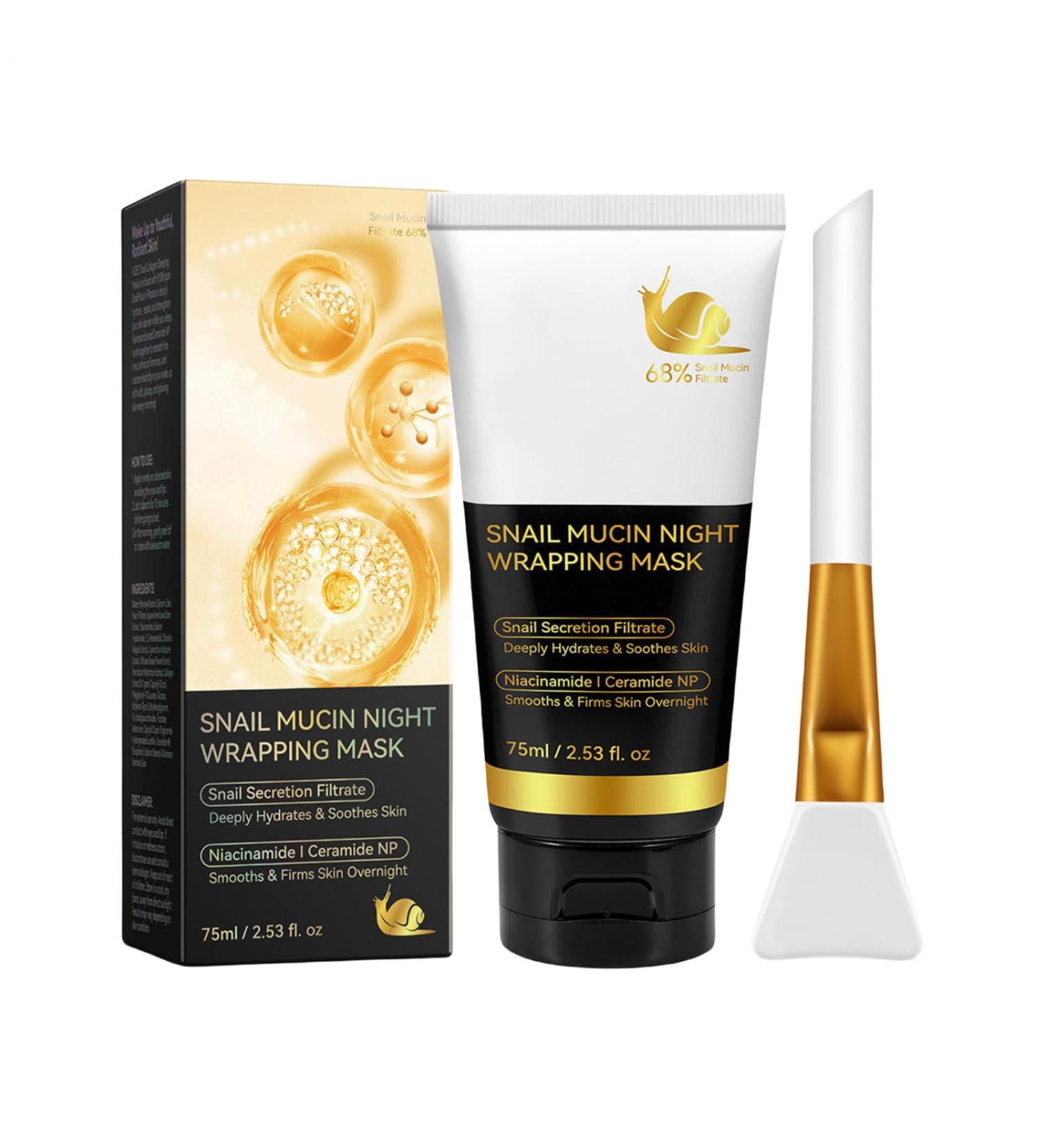 Overnight Masque 75ml Night Mask For Face Brightening Clay Moisturizing Gel For Night Sleep Post Workout Travel & Daily Use - Buy Online on GoSupps.com