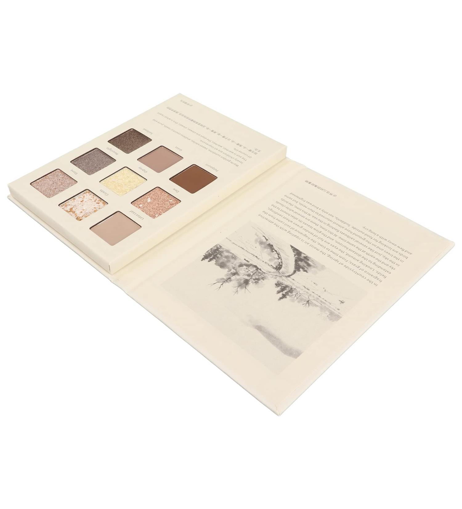 Eyeshadow Palette Cosmetic Eyeshadow Palette Fine Powder Matte Metallic 9 Colors - Buy Online on GoSupps.com