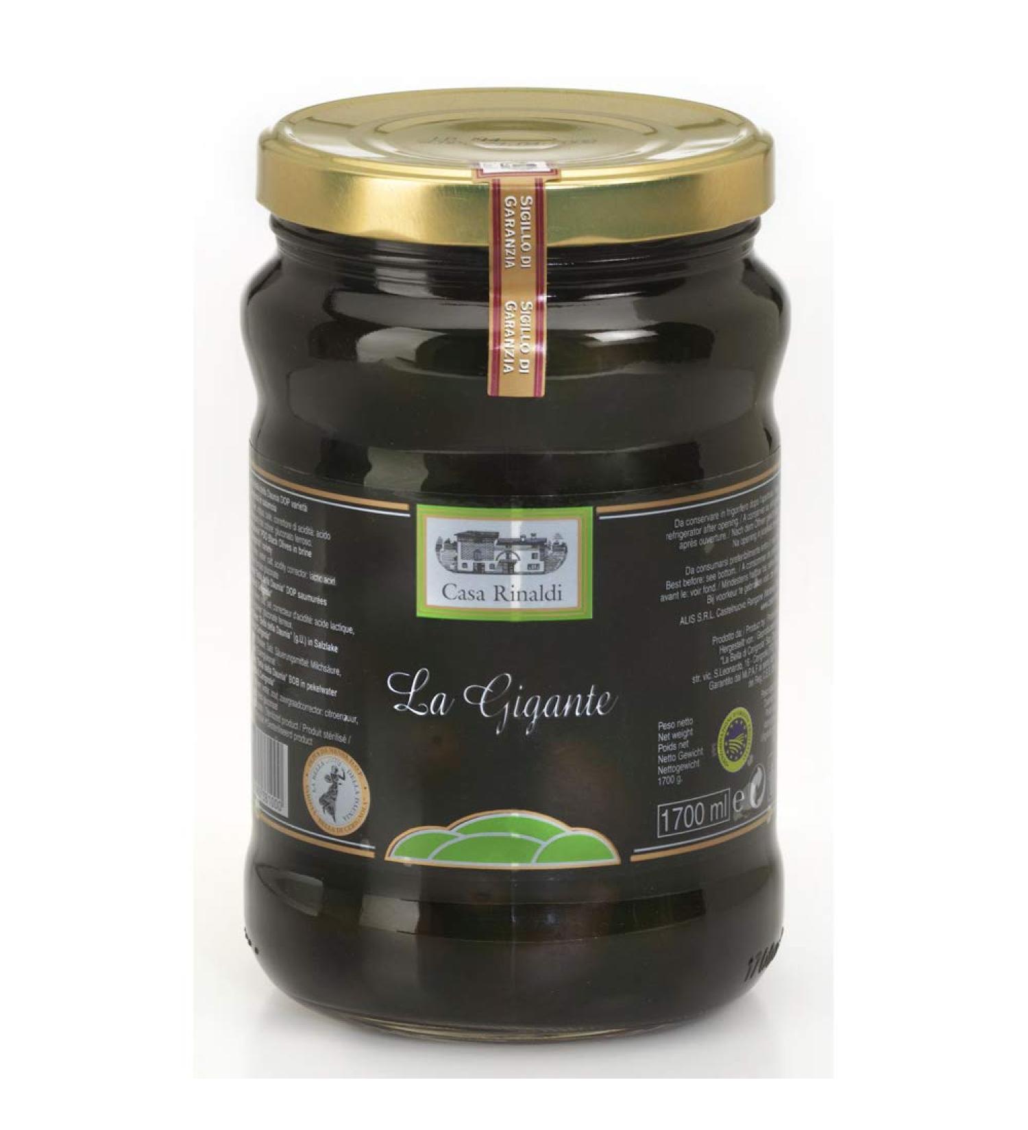 Casa Rinaldi Casa Rinaldi The Giant La Bella di Cerignola DOP Black Olives 1700g
