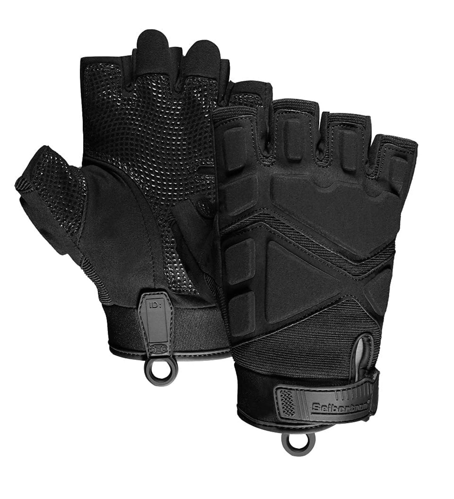 Buy Seibertron Solag 2.0 Waterproof Tactical Gloves XL - Black 1/2 Finger Touchscreen | International Shipping Available - Buy Online on GoSupps.com