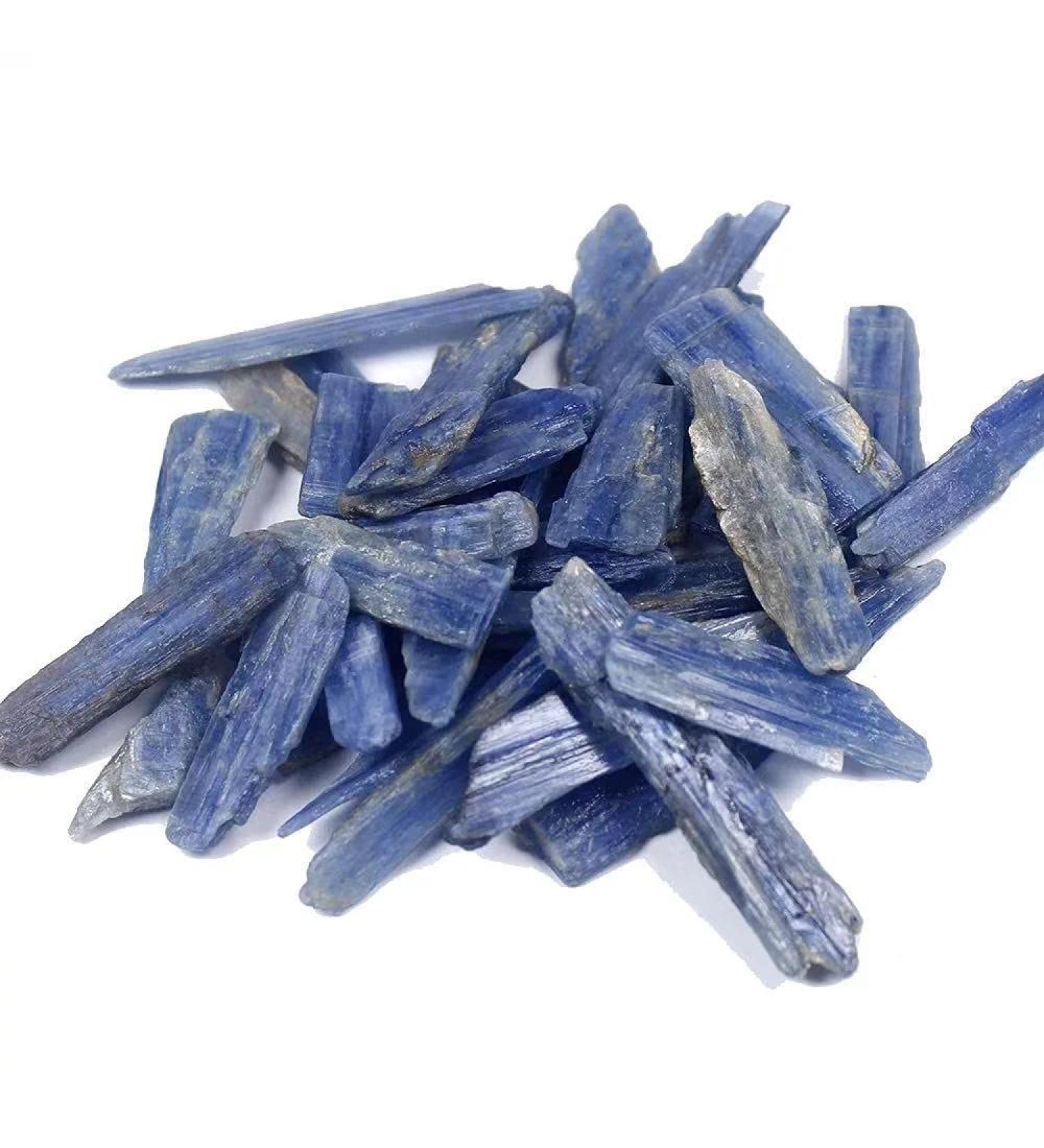 Natural Crystal Rough 200G Natural Blue kyanite Gravel Cyanite Quartz Crystal Tumbled Stones PEIQIYIN - Buy Online on GoSupps.com
