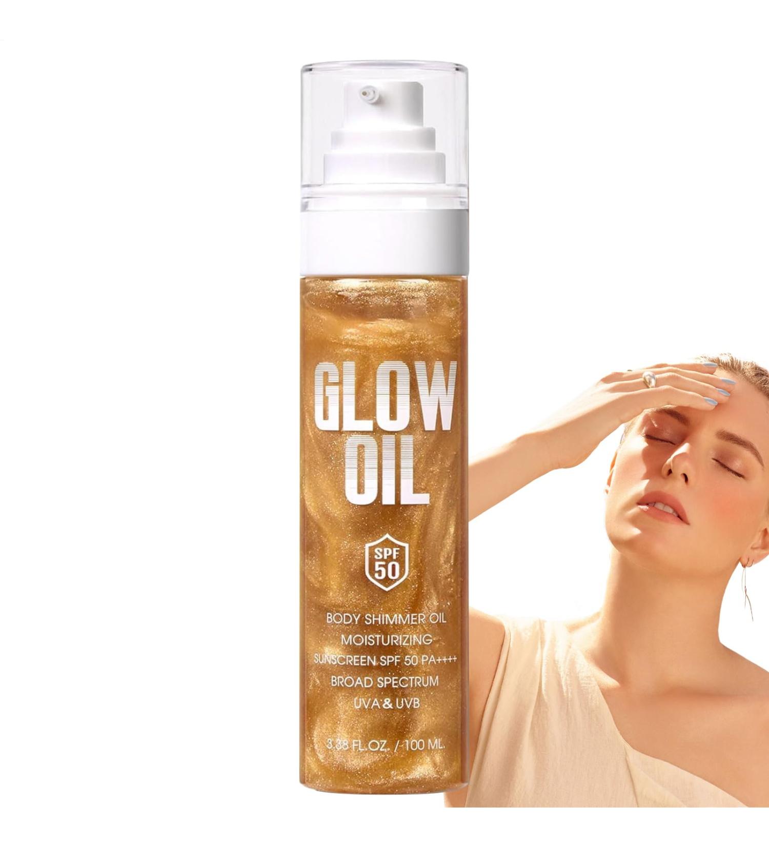  G n rique Body Glow Oil Full Body Sunscreen Natural Brightening Moisturizer 100 ml Lightweight SPF50 Oils for Radiant Skin Travel Beach Camping Cycling Outdoor Activities - Buy Online on GoSupps.com