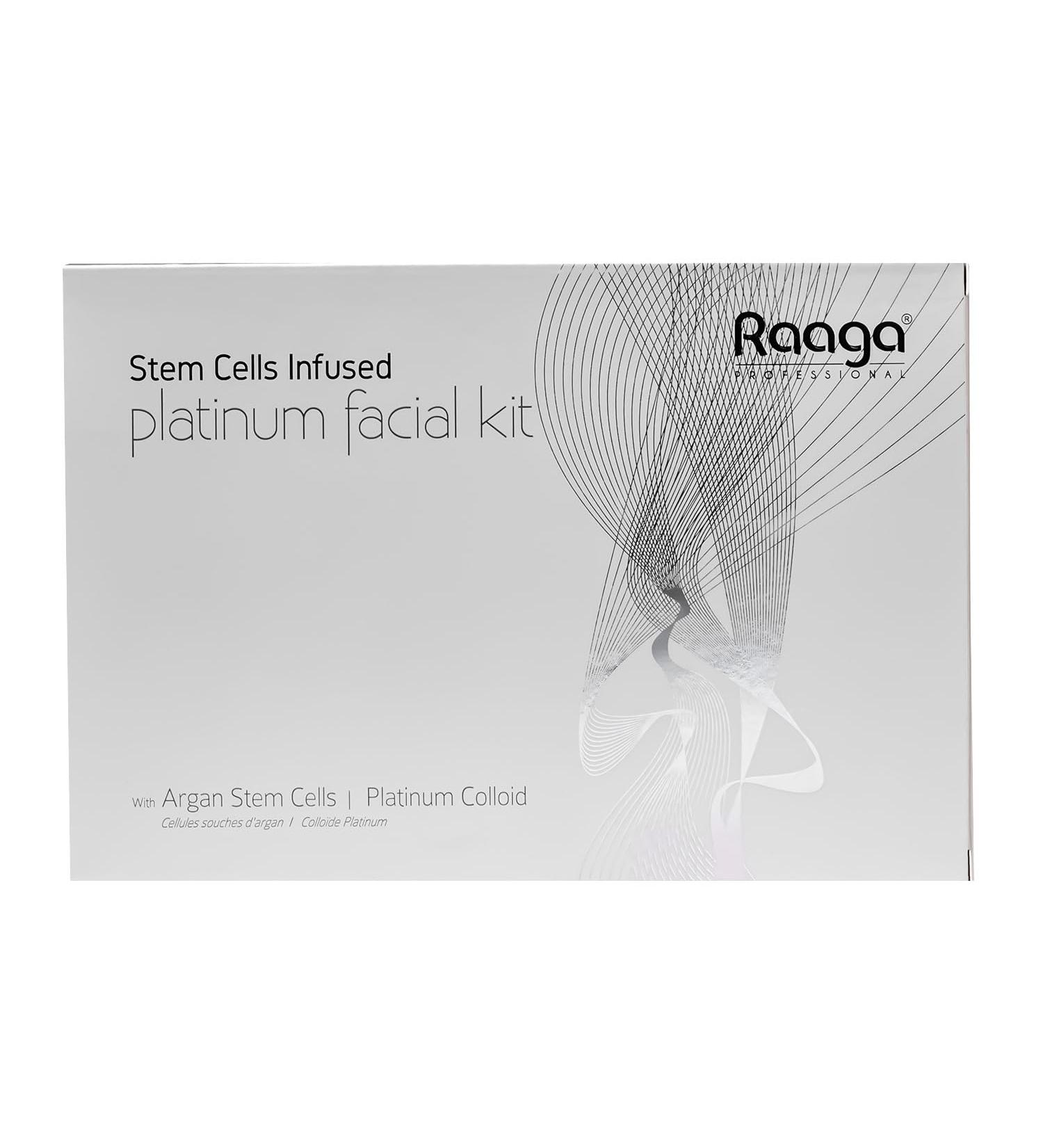 Buy Platinum Facial Kit - 6 Steps for Intense Hydration | Cleanser Exfoliator Toner Serum Gel & Peel-Off Mask | Reduces Dryness - Worldwide Shipping Available - Buy Online on GoSupps.com