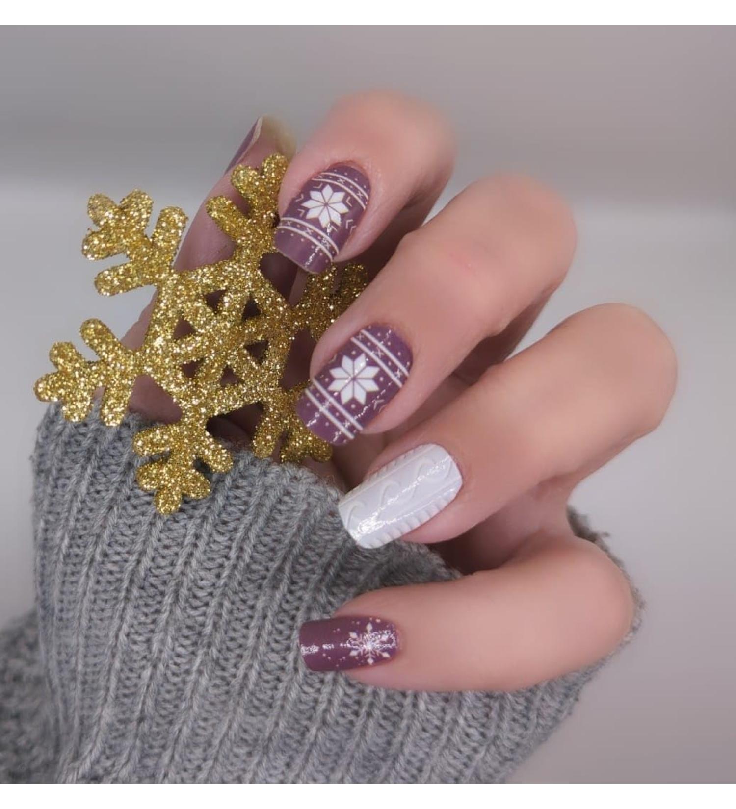 Zaubern gel4Home Nail Foils - 16 Winter Wonderland Nail Wraps for Stunning Nail Art | International Shipping Available - Buy Online on GoSupps.com