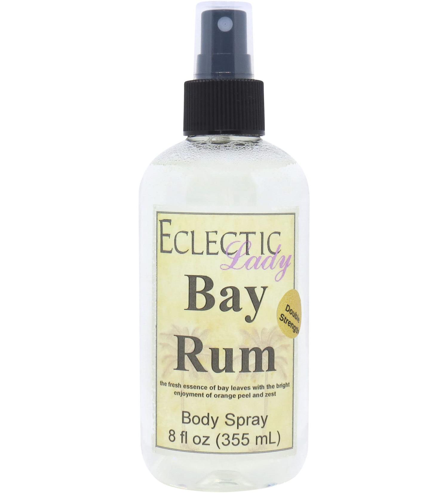 Bay Rum Body Spray (Double Strength) 8 ounces Body Mist for Women with Clean Light & Gentle Fragrance Long Lasting Perfume with Comforting Scent for Men & Women Cologne with Soft Subtle Aroma 8 Fluid Ounces (Double Strength) - Buy Online on GoSupps.com