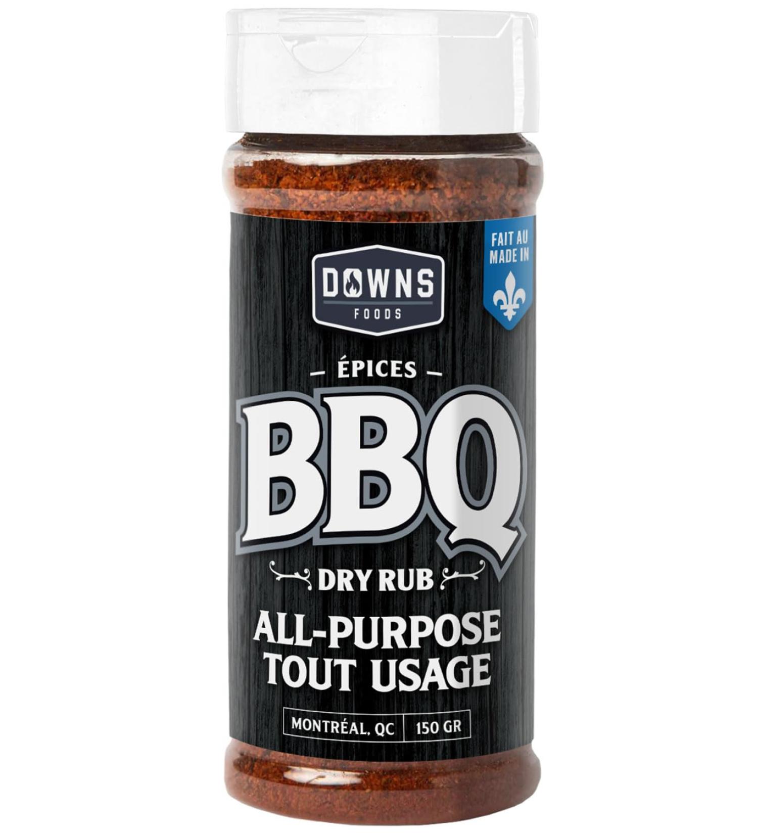 Downs BBQ Rub All-Purpose | 150gr 5.25oz - Buy Online on GoSupps.com