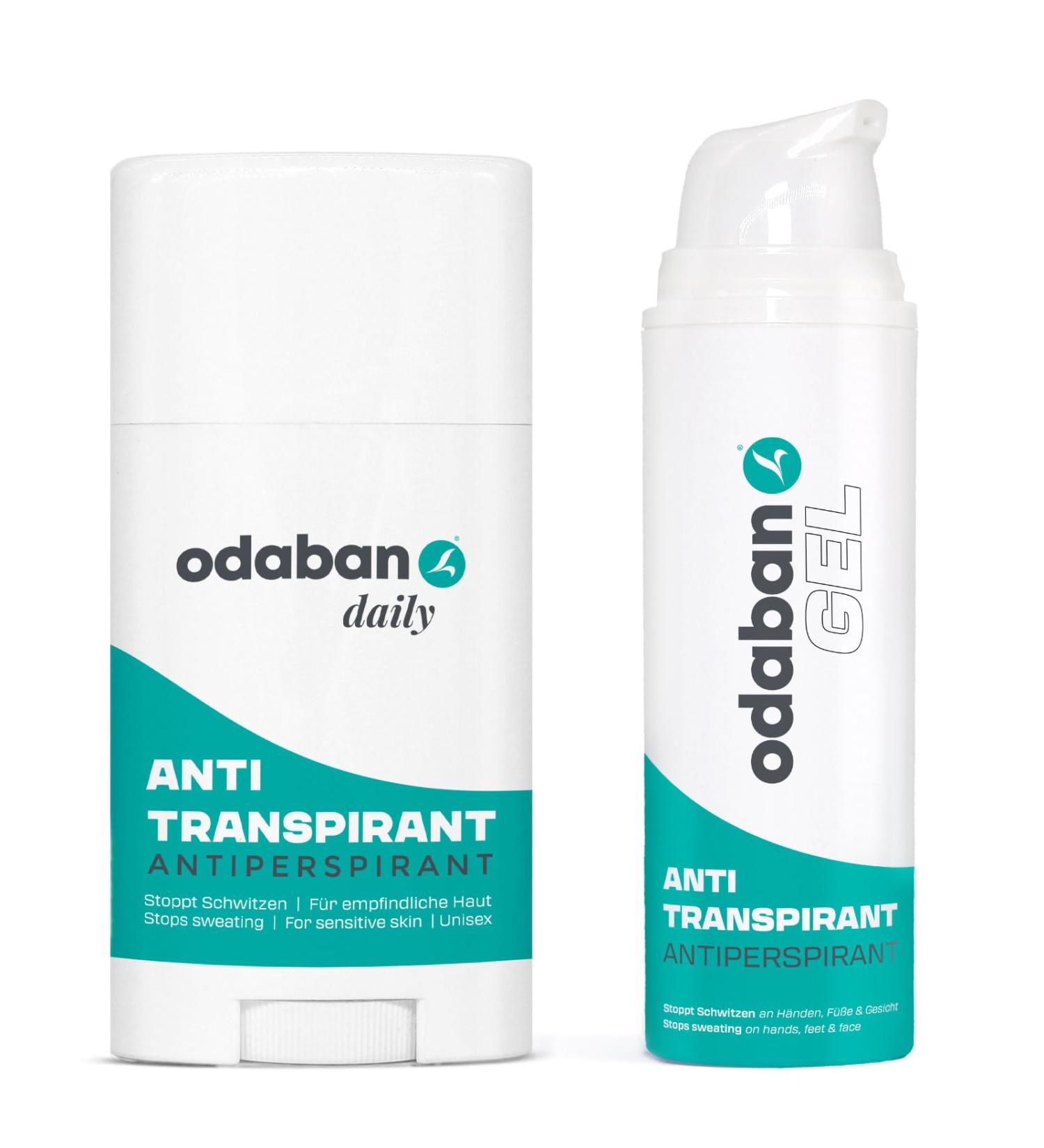  ODABAN ANTIPERPSPIRANT ODABAN Antiperspirant Kit | Stick Deodorant + Antiperspirant Gel | Antiperspirant - Buy Online on GoSupps.com