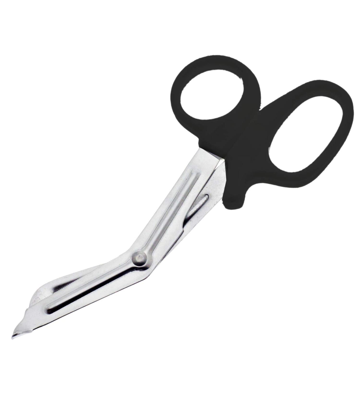 YNR Paramedic Vet EMT EMS Trauma Shears - 7.5 Black Utility Bandage Scissors for Nurses, Fire Rescue & First Aid - CE Certified - Buy Online on GoSupps.com