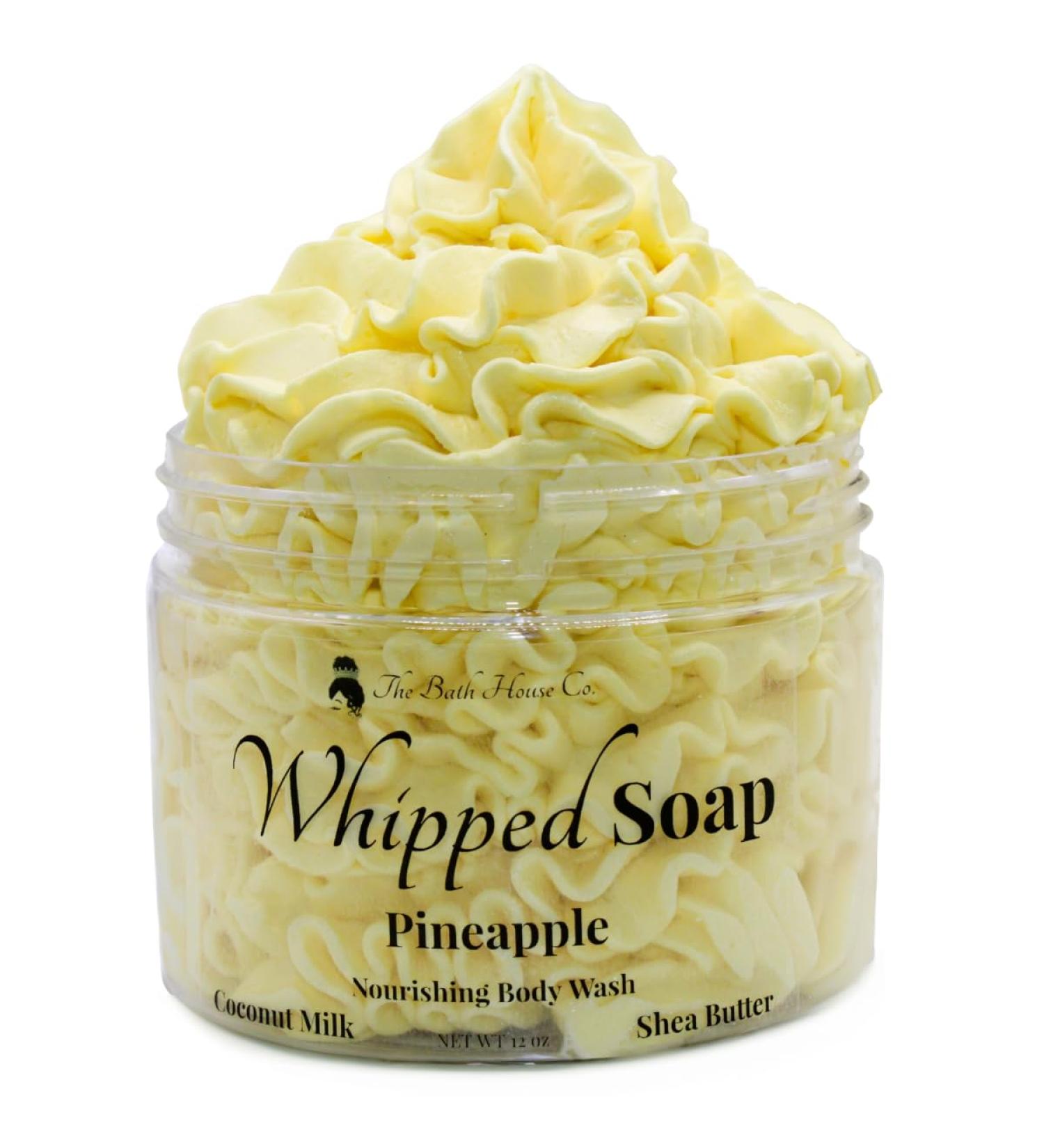 Buy Whipped Soap Body Wash - Pineapple | Luxurious Foaming Cleanser for Smooth Skin - International Shipping Available - Buy Online on GoSupps.com