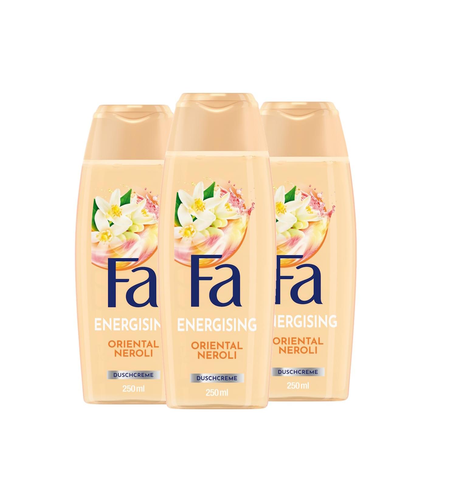 FA Shower Gel Oriental Moments 3 x 250 ml 95 ingredients of natural origin enjoy the delicate scent of desert rose and sandalwood with the caring shower cream - Buy Online on GoSupps.com