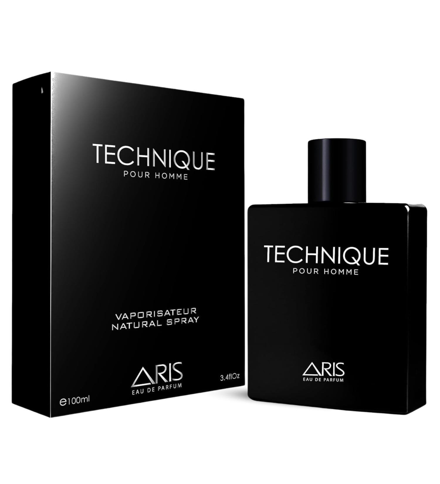 ARIS Technique Eau de Parfum Spray - Long-Lasting Sandalwood Fragrance Powerful & Fresh Woody Perfume for Men - Perfect Ideal Gift for Him - Eau de Parfum Men - Masculine Cologne - 100ml - Buy Online on GoSupps.com