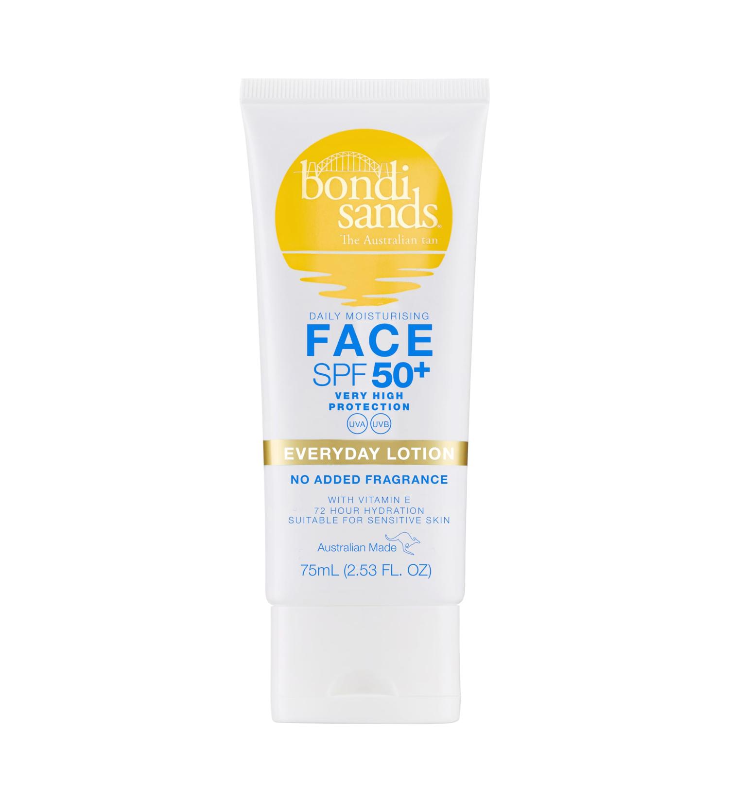 Guhl Ikebana Bondi Sands SPF 50+ Facial lotion Face Lotion Contents 75 ml 72 hours of moisture With vitamin E Also suitable for sensitive skin SPF 50+ - Buy Online on GoSupps.com
