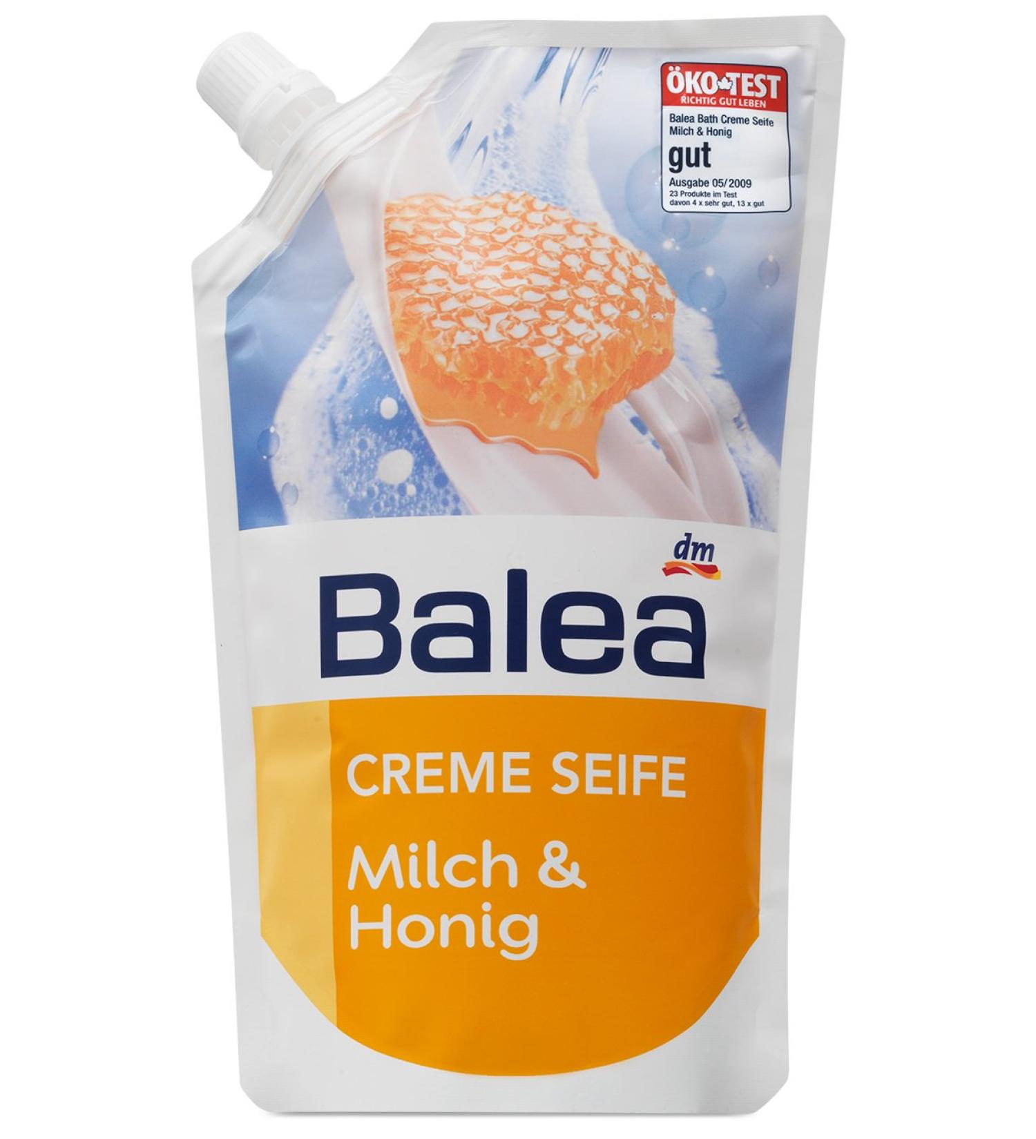 Volans Balea Milk and Honey Cream Soap Refills (2 x 500ml) - Pack of 2