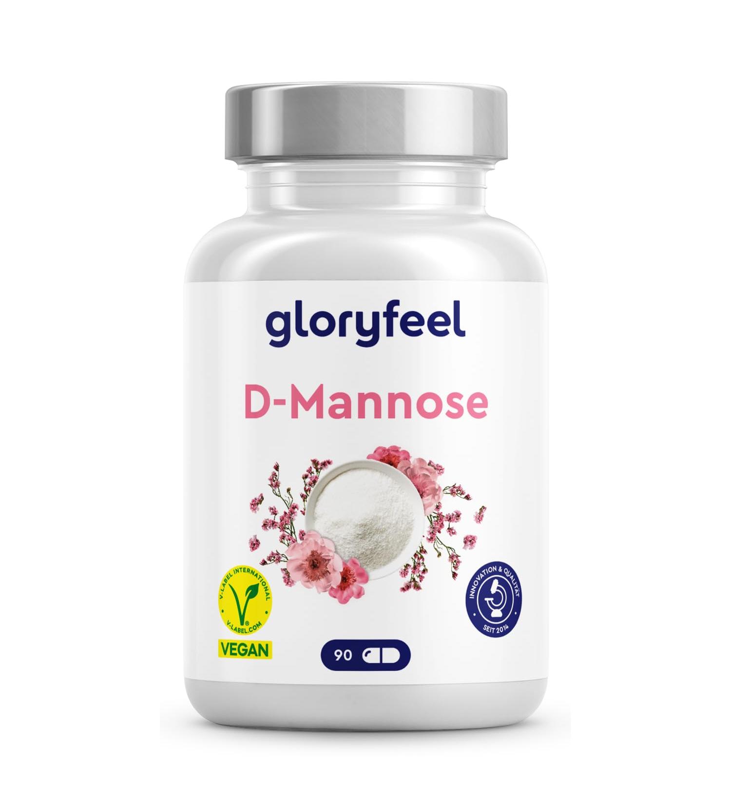 D-Mannose Pure 2000mg Daily Dose 100% Vegan and Natural Highly Bioavailable 90 Capsules No Flavors or Additives Lab Tested - Buy Online on GoSupps.com