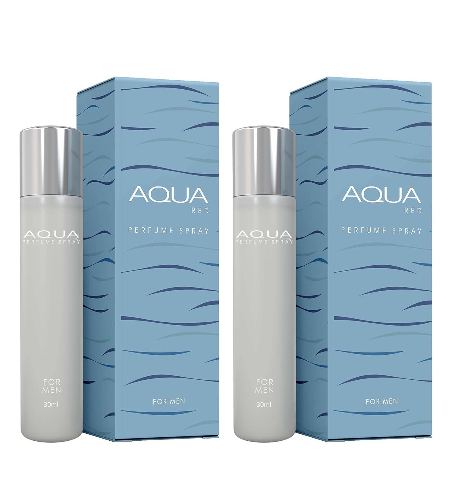 Aqua Red Perfume For Men | Fresh Scent | Luxury perfume | Premium Perfume | Body spray | EDP Perfume Long Lasting Perfume For Men 30ml Each - Pack of 2 combo offer. - Buy Online on GoSupps.com