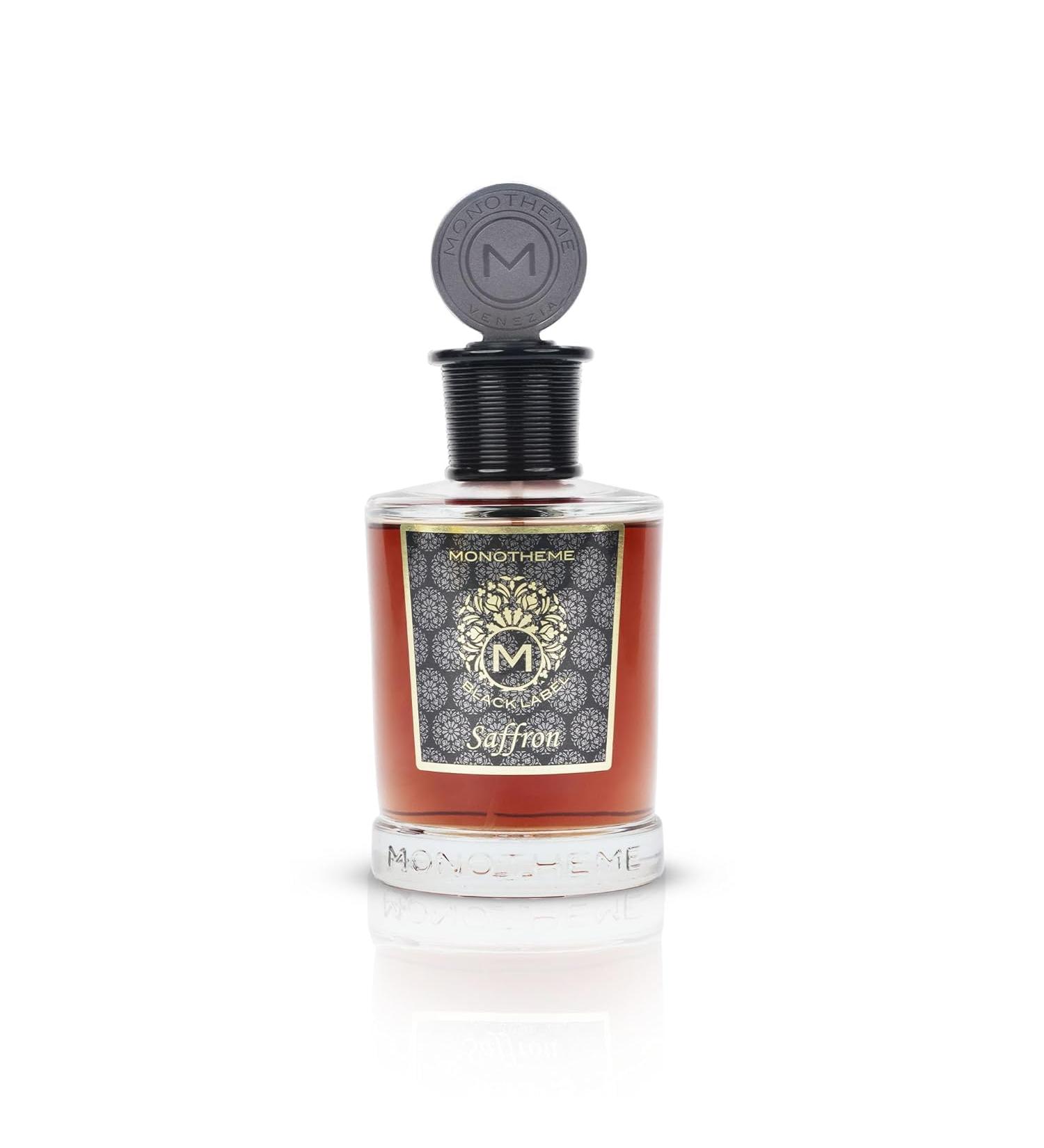 AARVVINTA CRAFT Black Label Saffron EDP Perfume for Men & Women with Tobacco & Leather Aromatic Spicy Fragrance - Italian Premium Long Lasting Luxury Scent - Travel Friendly & Her - 100 ml - Buy Online on GoSupps.com