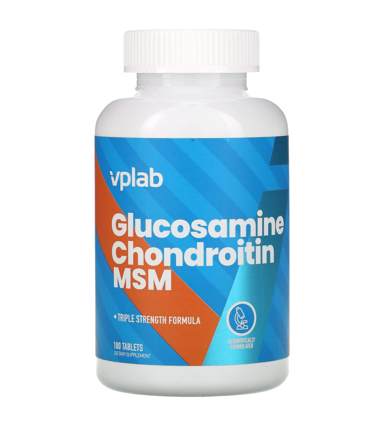 Vplab Glucosamine Chondroitin MSM 180 Tablets