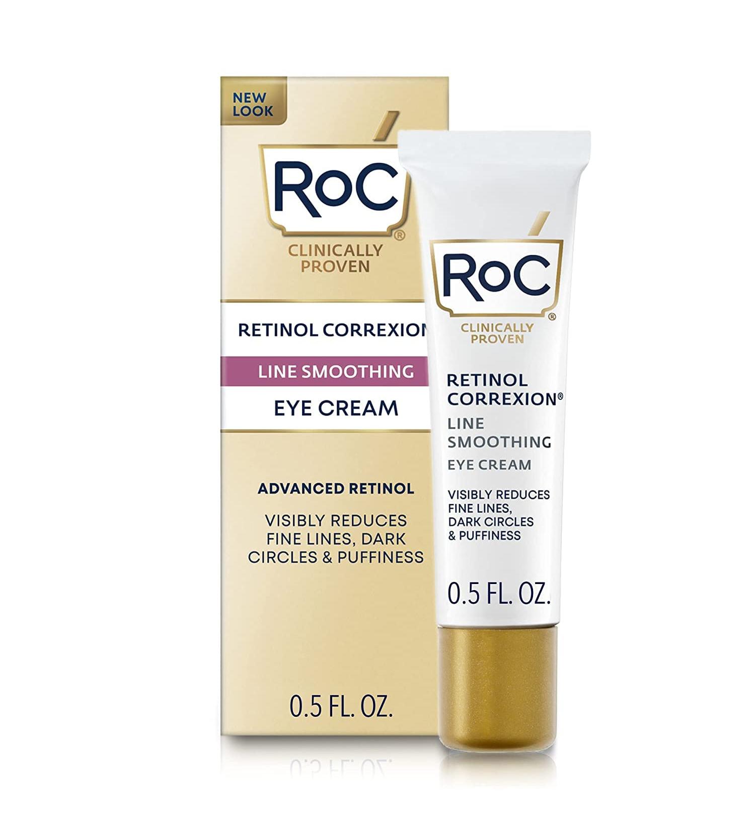 RoC Retinol Correxion Eye Cream 0.5 oz - Pack of 3 | Anti-Aging Skincare - Buy Online on GoSupps.com