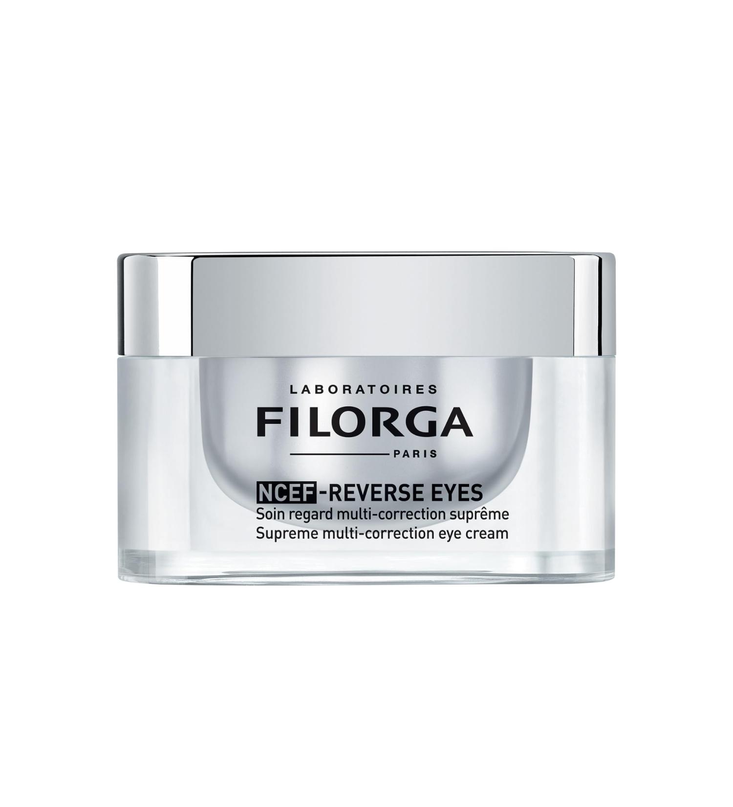 Filorga NCEF-Reverse Eyes Anti Aging Eye Cream | Hyaluronic Acid, Collagen, Vitamin C | Reduce Wrinkles, Dark Circles, Puffiness | Boost Eye Moisturizing | 0.5 fl. oz - Buy Online on GoSupps.com