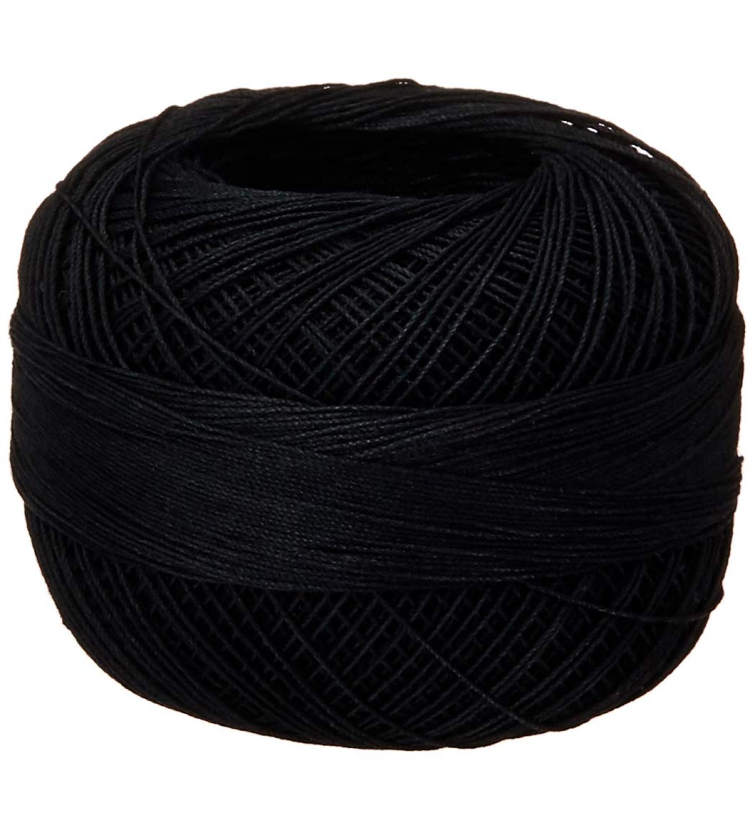 Lizbeth Size 80 HH80604 Black Cotton Thread - Handy Hands | Shop Now - Buy Online on GoSupps.com