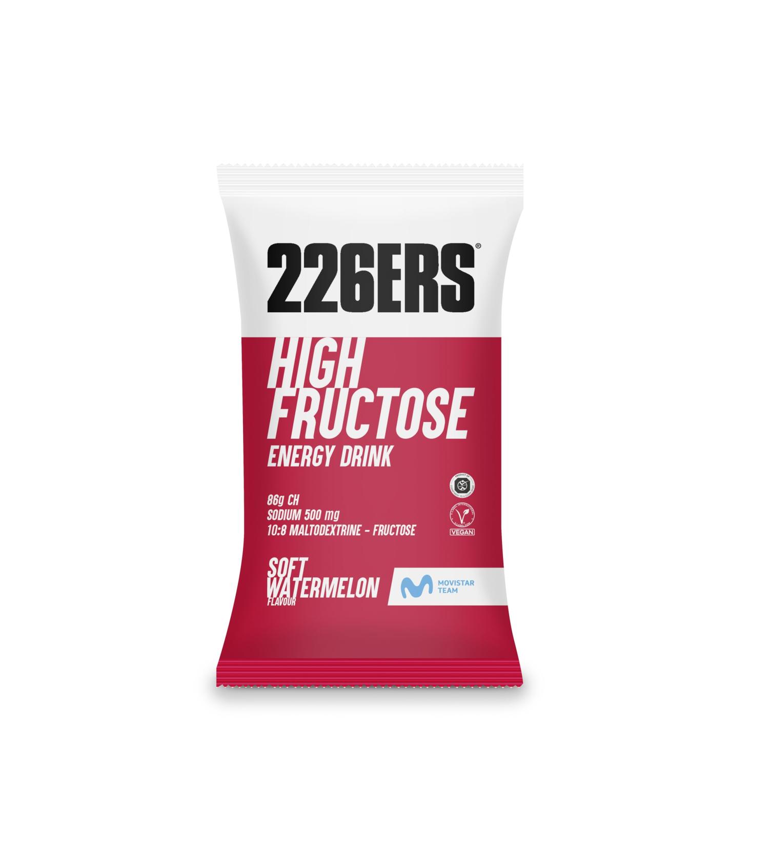 226ERS - High Fructose Energy Drink Sports Energy Drink Maltodextrin and Fructose Vegan and Gluten Free Provides Carbohydrates Watermelon Flavor 1 scoop x 90 g
