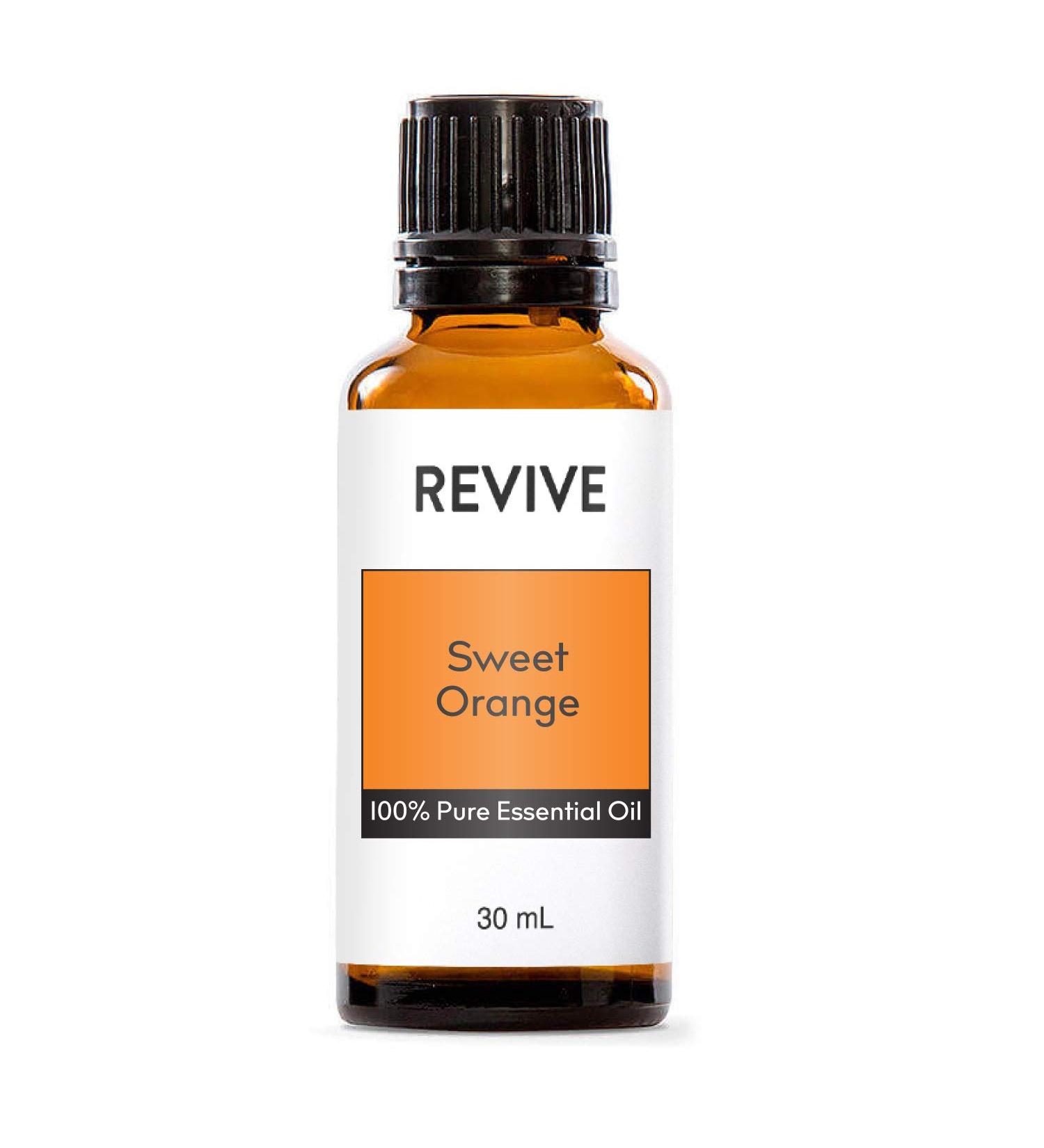 Sweet Orange Essential Oil 30mL - 100% Pure Therapeutic Grade for Diffuser Aromatherapy Massage & Skin Care | Revive Essential Oils - Buy Online on GoSupps.com