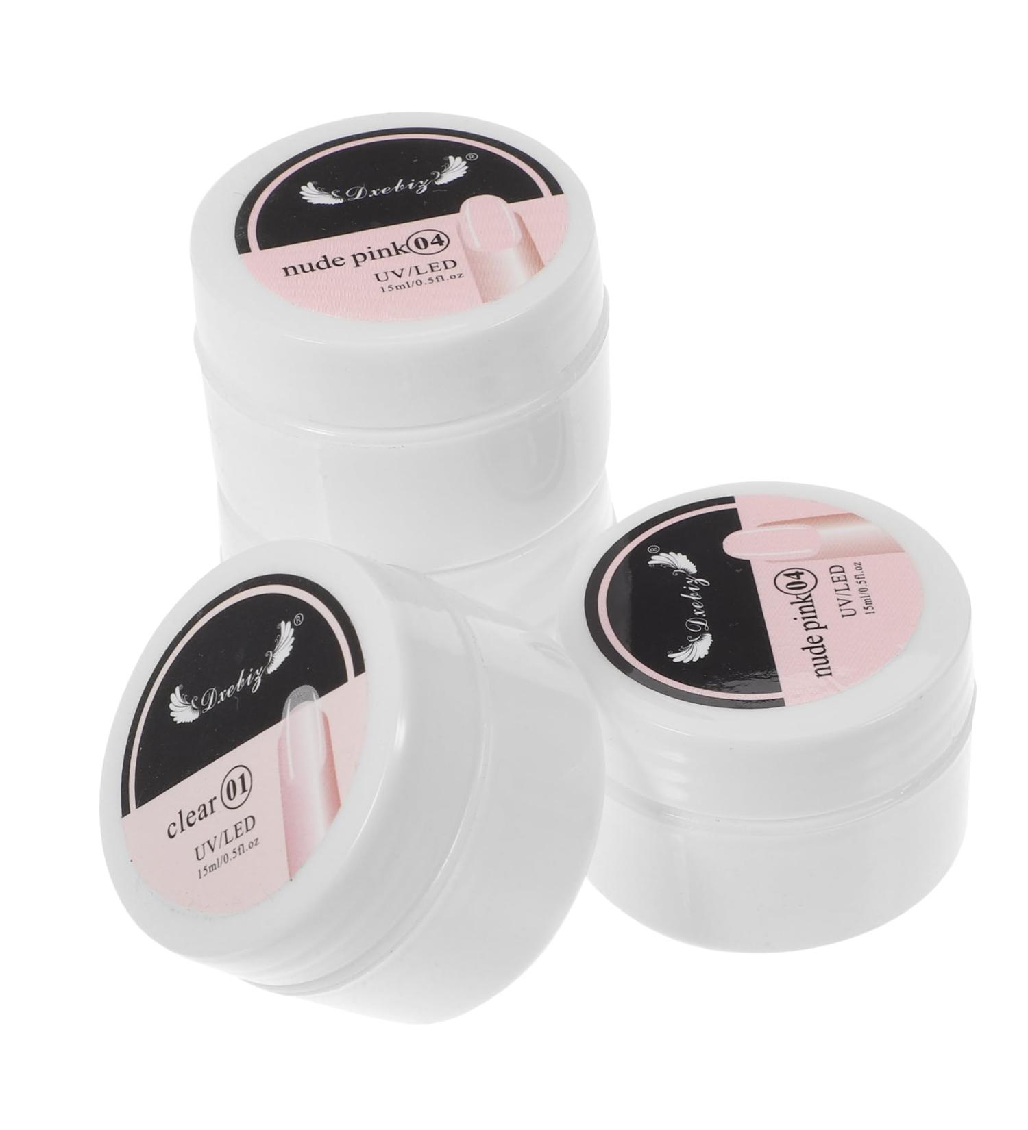 Beavorty 4 Boxes Extension glue nail Manicure Gels predicure supplies manicure extension art tools pedicure supplies glue gel manicure supplies gel de cejas transparente Model self made - Buy Online on GoSupps.com