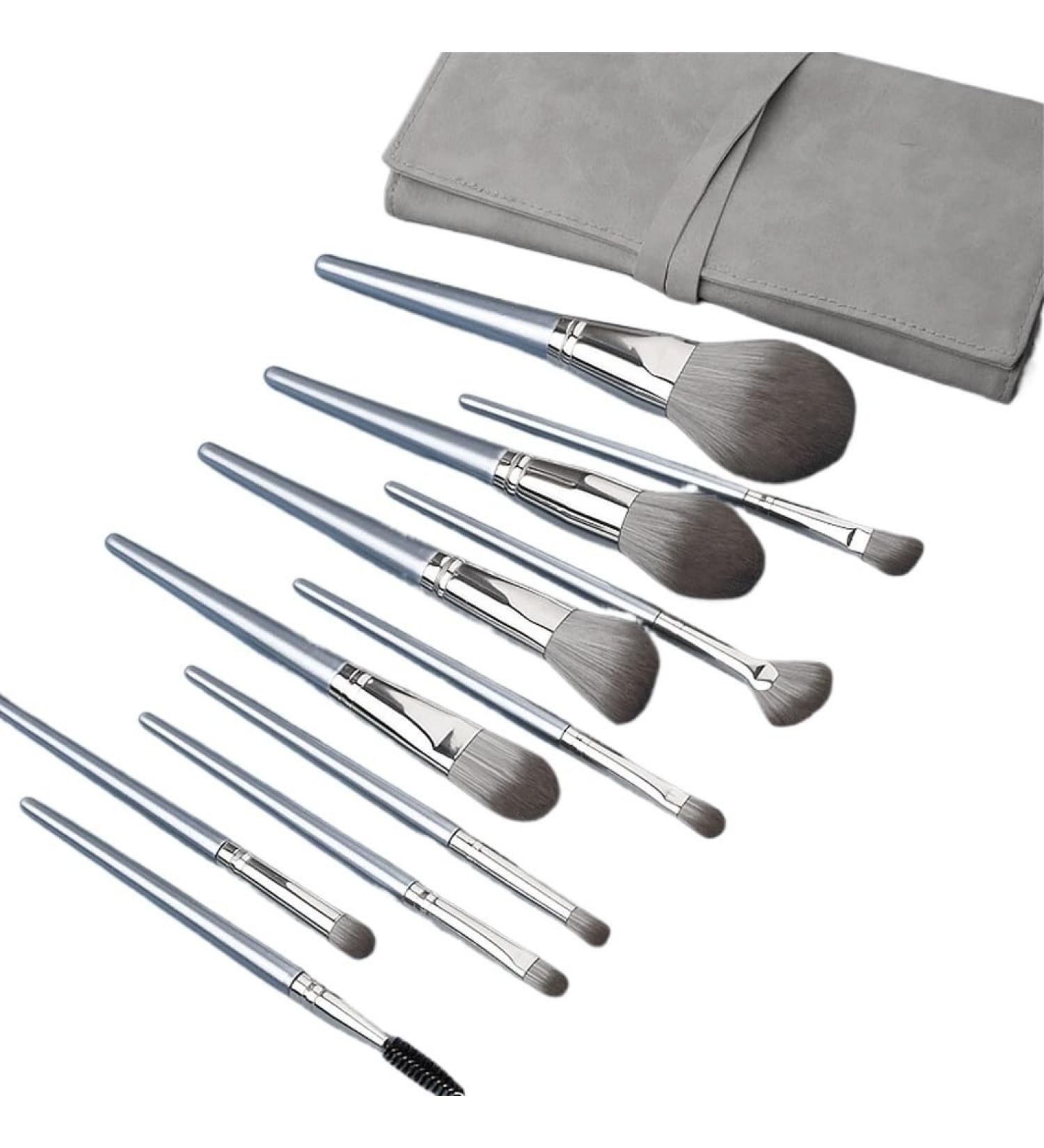 14-Piece Soft Bristle Makeup Brush Set - Eye Shadow & Powder Blusher Tools for Flawless Finish | International Shipping Available - Buy Online on GoSupps.com