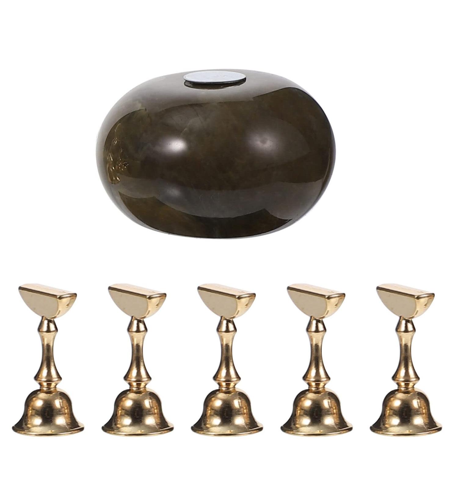 Kichvoe 1 Set Manicure Practice Base Nail Practice Base Acrylic Display Risers Manicure Practice Holder Acrylic Nail Holder Stand Practice Supplies Resin Compression Black - Buy Online on GoSupps.com