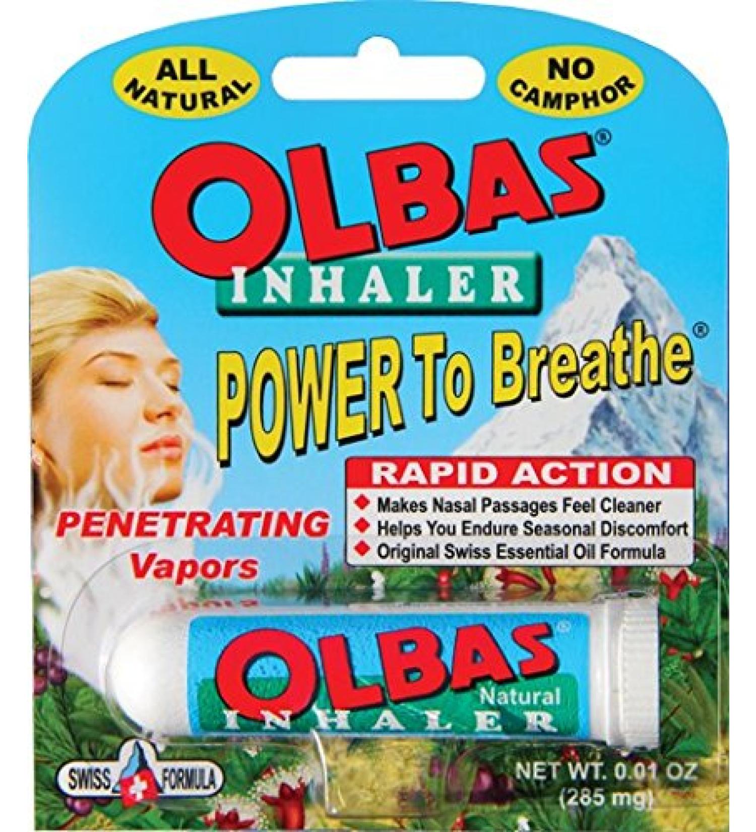 Olbas Therapeutic Inhaler 0.01 oz (285 mg) | Natural Relief for Congestion & Colds - Buy Online on GoSupps.com