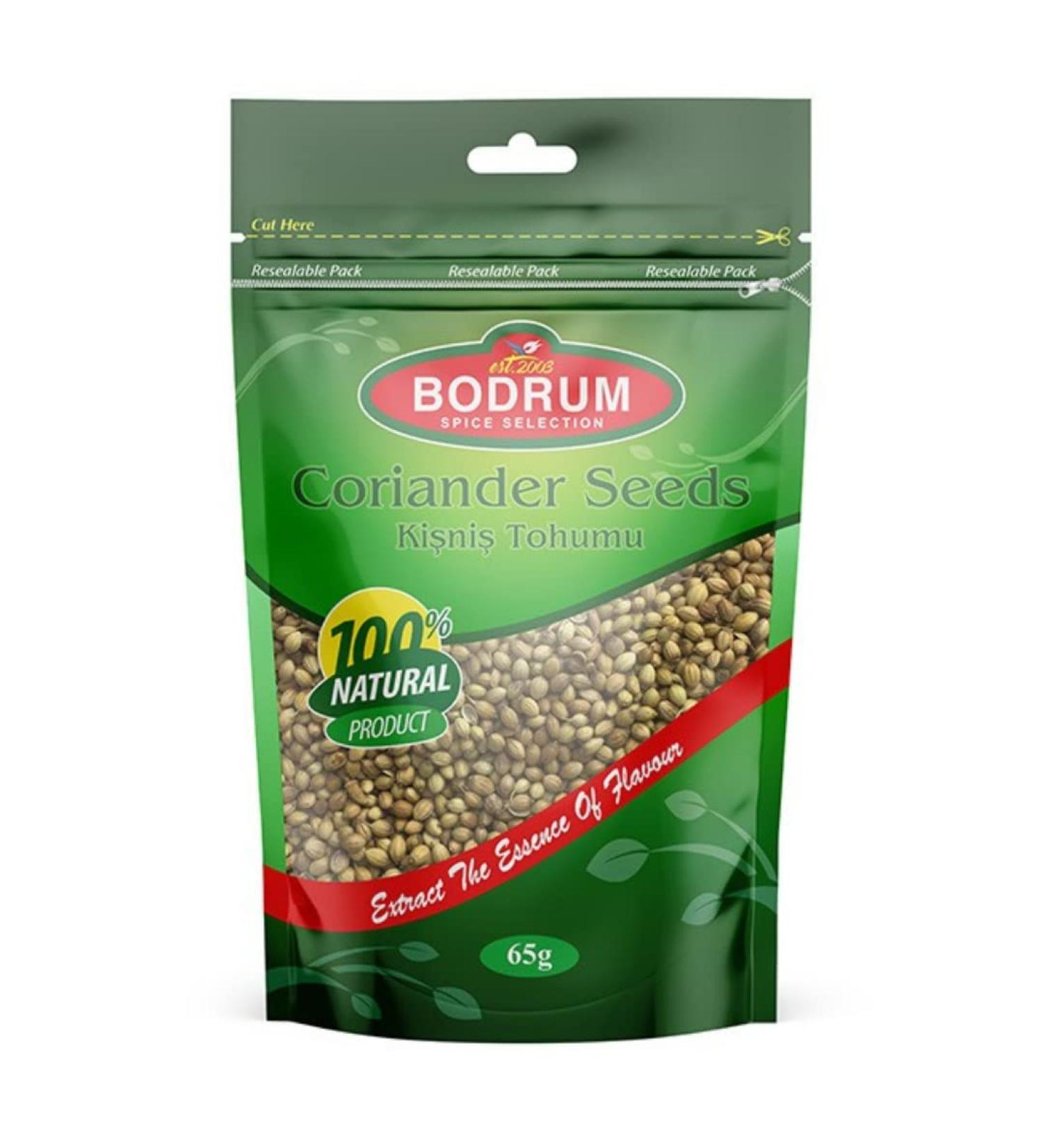 Bodrum Coriander Seeds (Kisnis Tohumu) 65gr x 25 pack