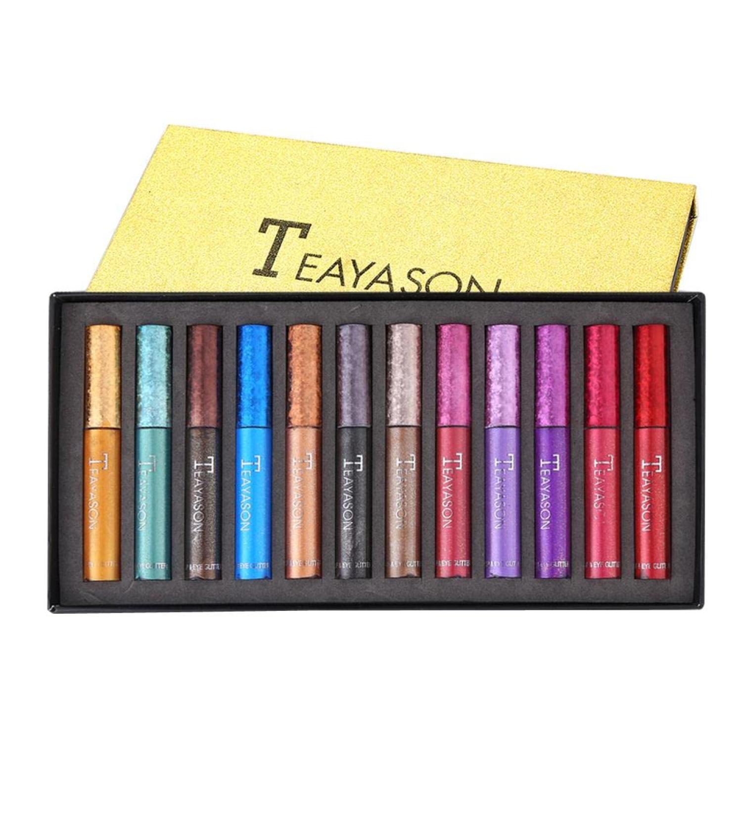Jojomis 12PCS Glitter Eyeliner Shiny Eye Makeup Set - Buy Online on GoSupps.com