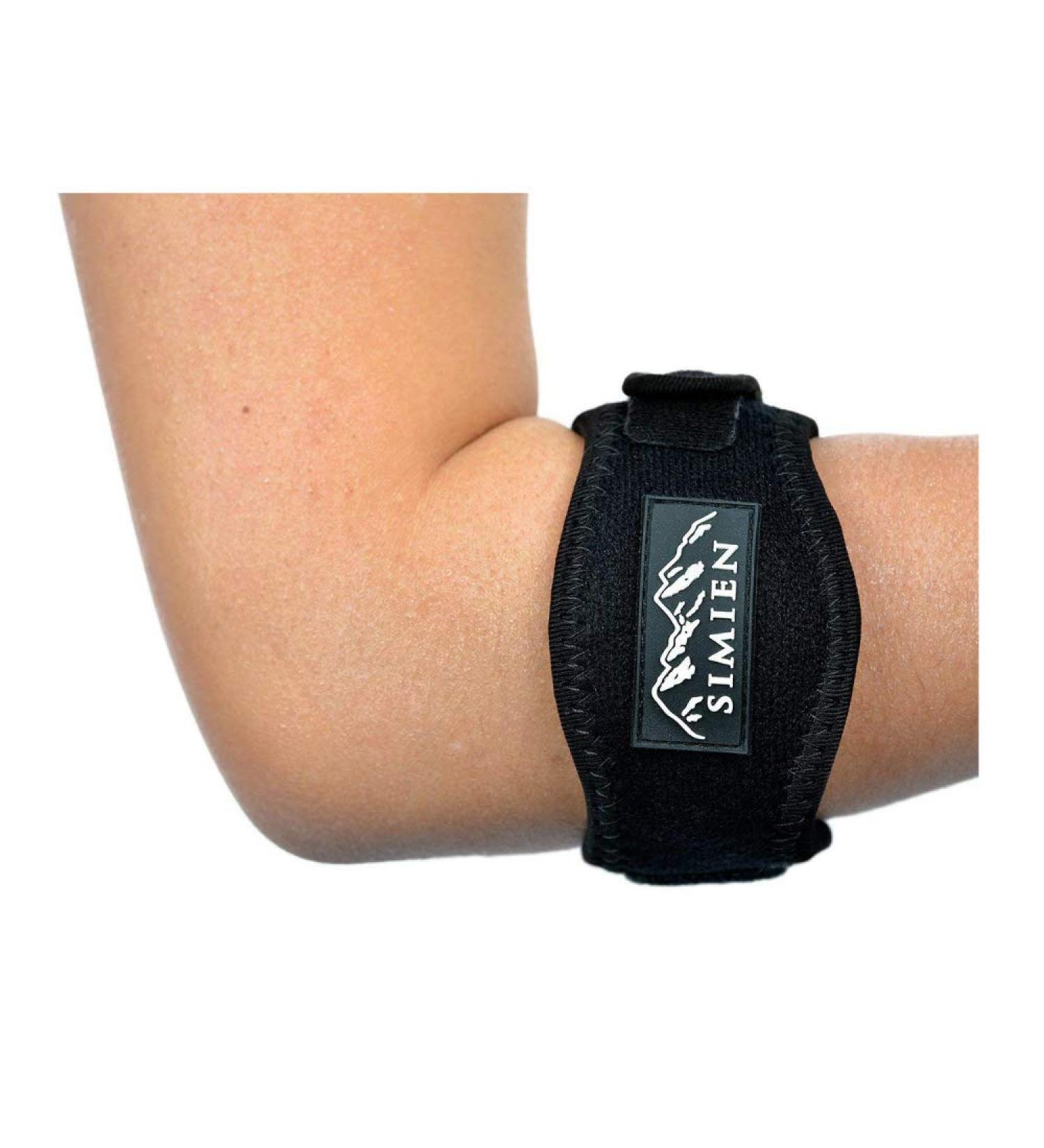Simien Tennis Elbow Brace (2-Count) for Pain Relief - Compression Pad, Wrist Sweatband, E-Book - Buy Online on GoSupps.com