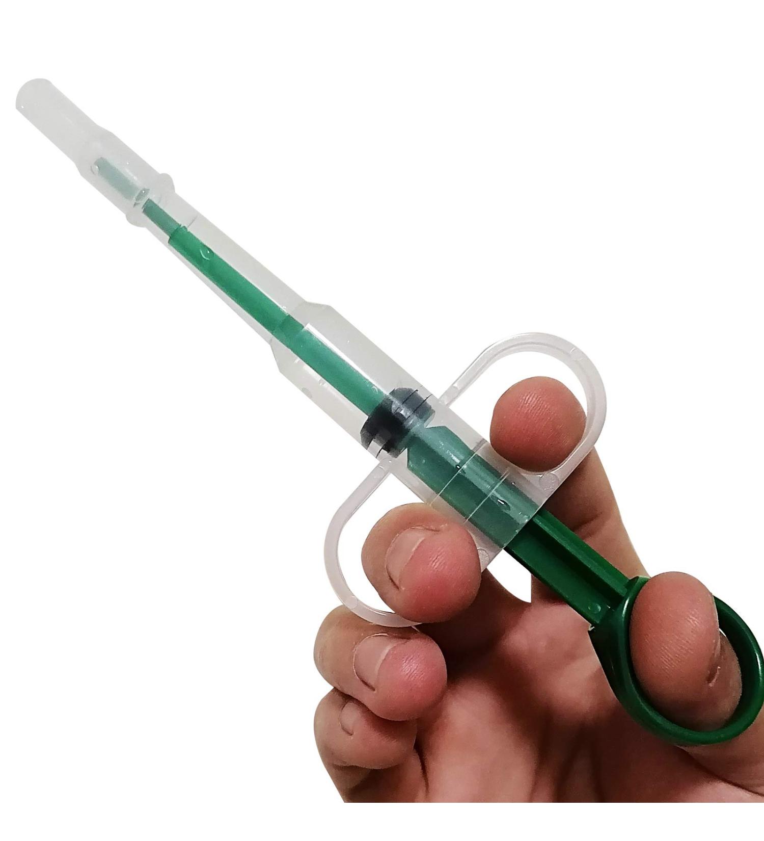 2 Pack Pet Medicine Feeding Syringe & Dropper for Dogs, Cats, Birds - Oral Pill Dispenser Tool - Buy Online on GoSupps.com