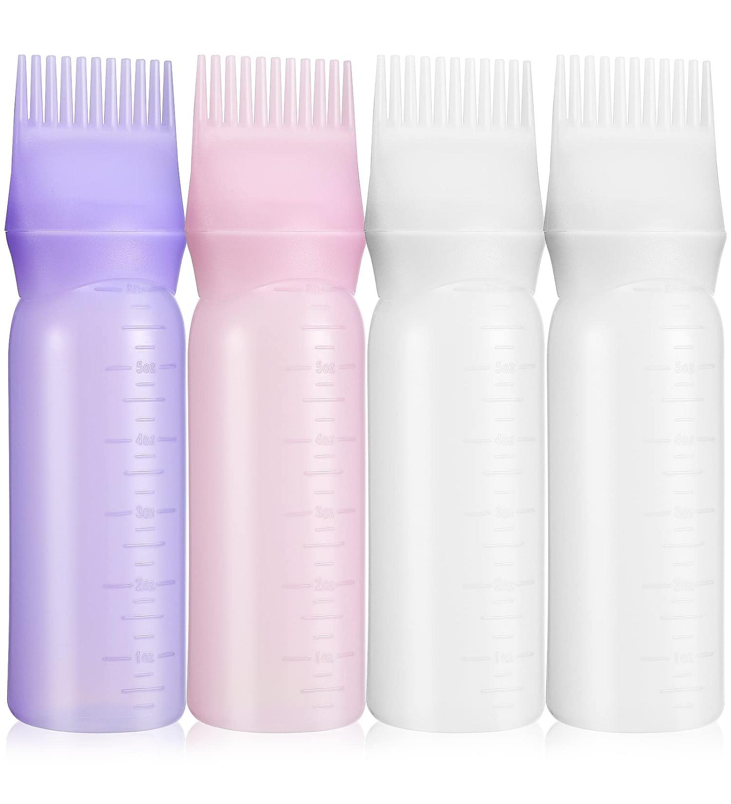 Beavorty 4-Piece Hair Oil Bottle Set | Root Ridge Hair Styling Tools for Effortless Application - Buy Online on GoSupps.com